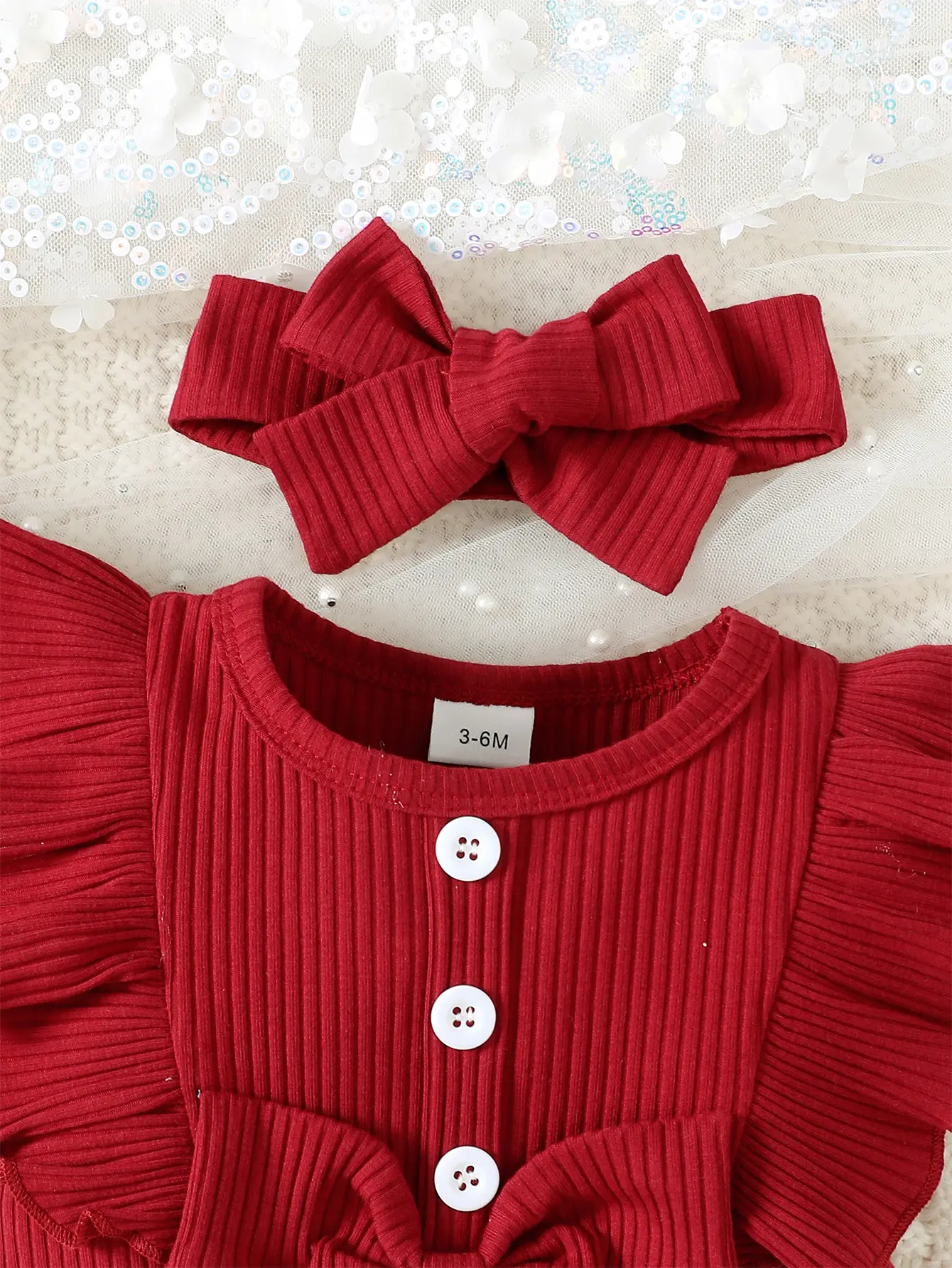 0-2 Year Old Baby Girl Summer  Cotton Sleeveless Bow Print Headscarf Round Neck Skirt Baby Clothes