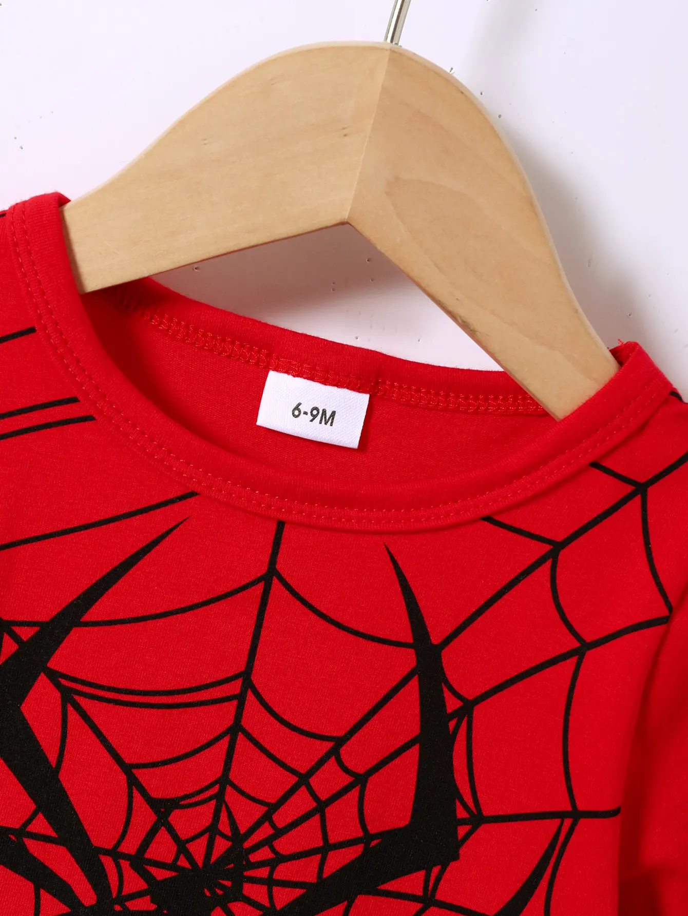 Fashionable Baby Boy Spider Printed Short Sleeve T-Shirt And Shorts Casual Outfit
