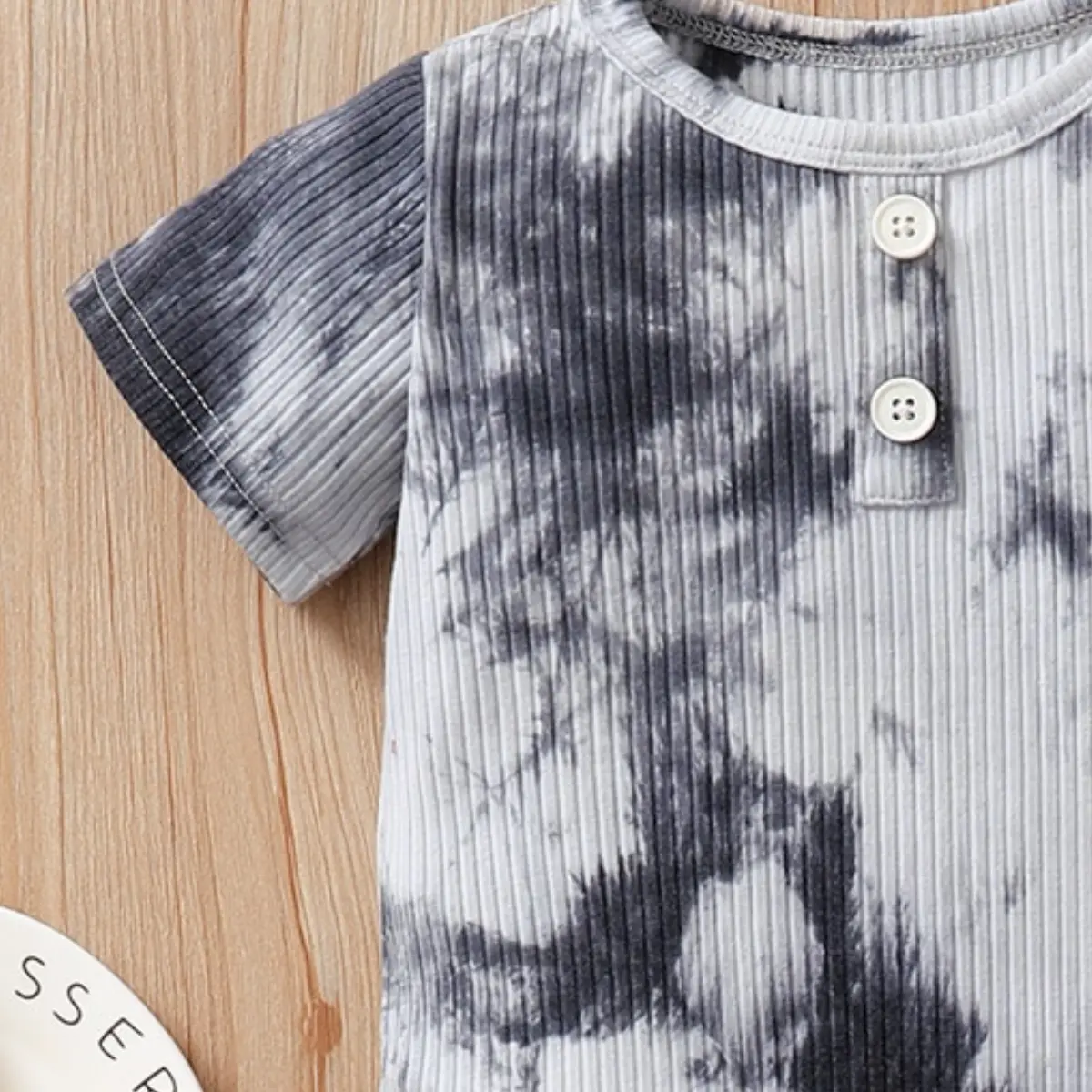 0-2 Year Old Baby Boy Summer Fashionable Round Neck Simple Casual Short Sleeved Shorts Set