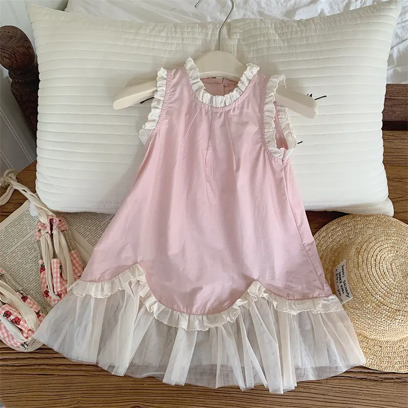Girls Princess dress Summer Children Infants Kids Baby fashion sleeveless children's sundress