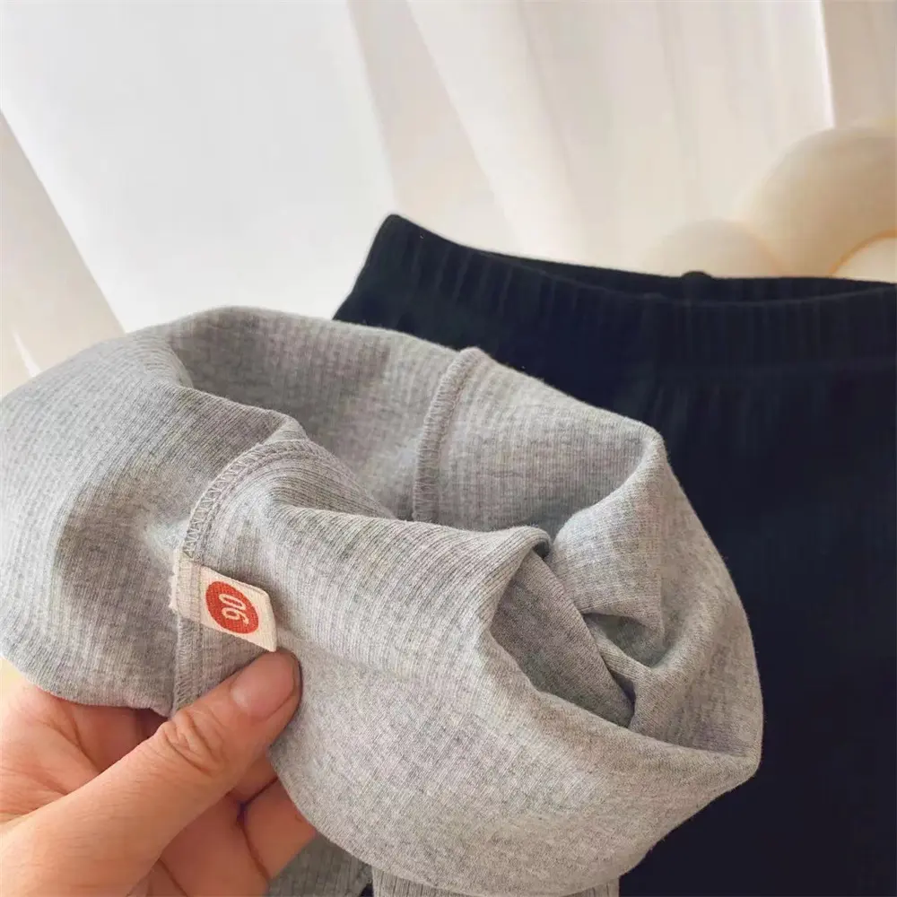 Girls Lace Stitching Leggings Princess Sweet Pants Children Baby Infants Kids Tight Trousers for Spring Autumn