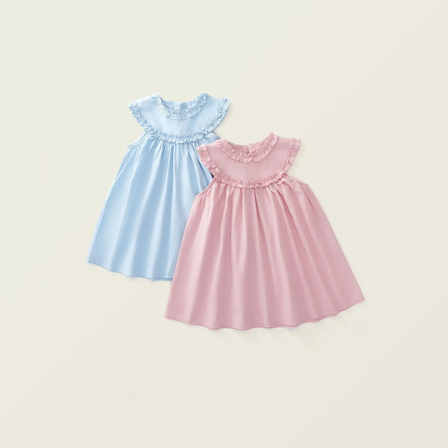 Girl's Sweet Wind Sleeveless Lace Sundress Dress Summer Children Baby Kids