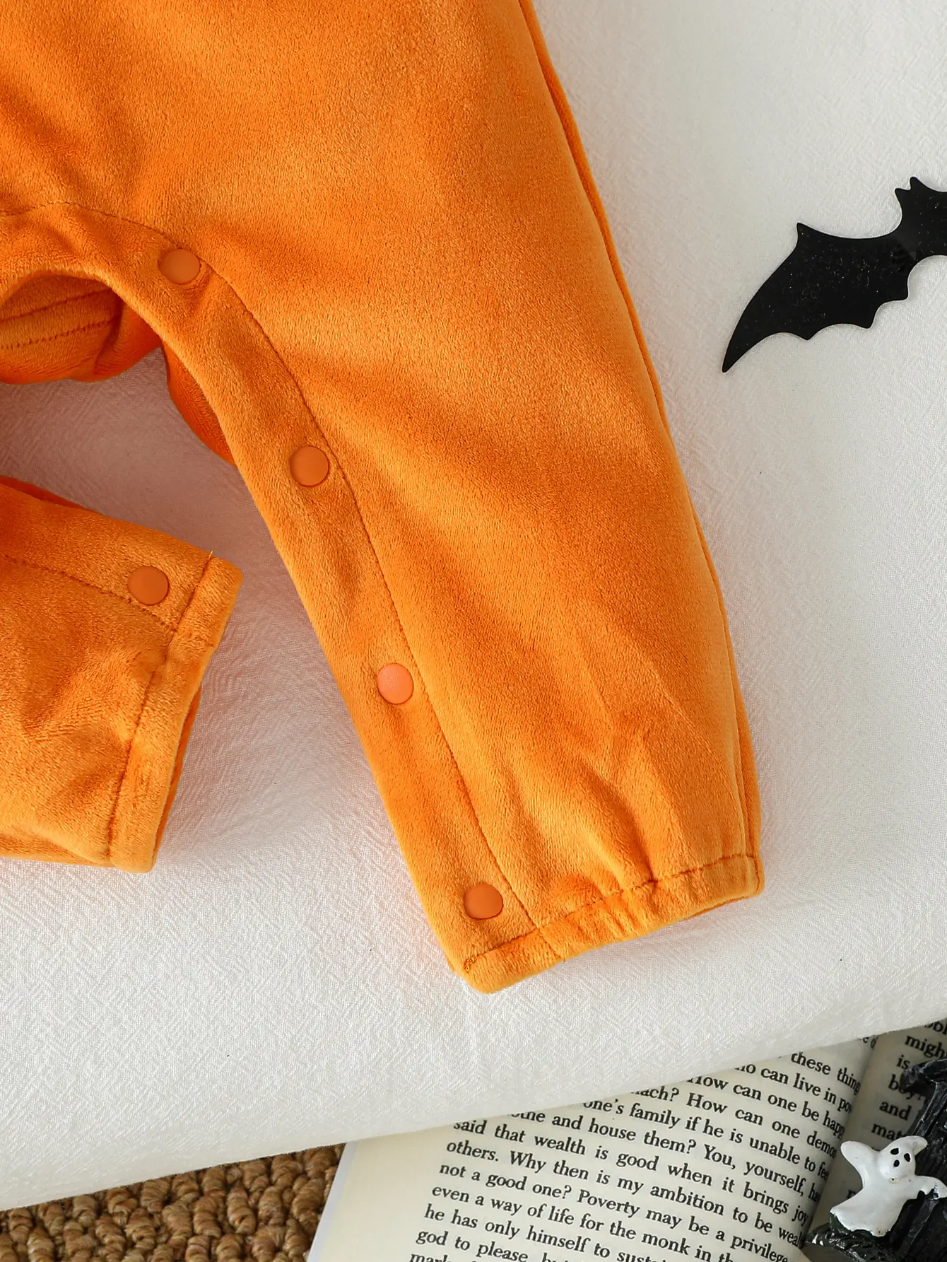 4Pcs 2025 Baby Boys/Girls Halloween Rompers Infant Pumpkin Costume Newborn Onesie Suit For Newborn Party Cute Clothing Suit