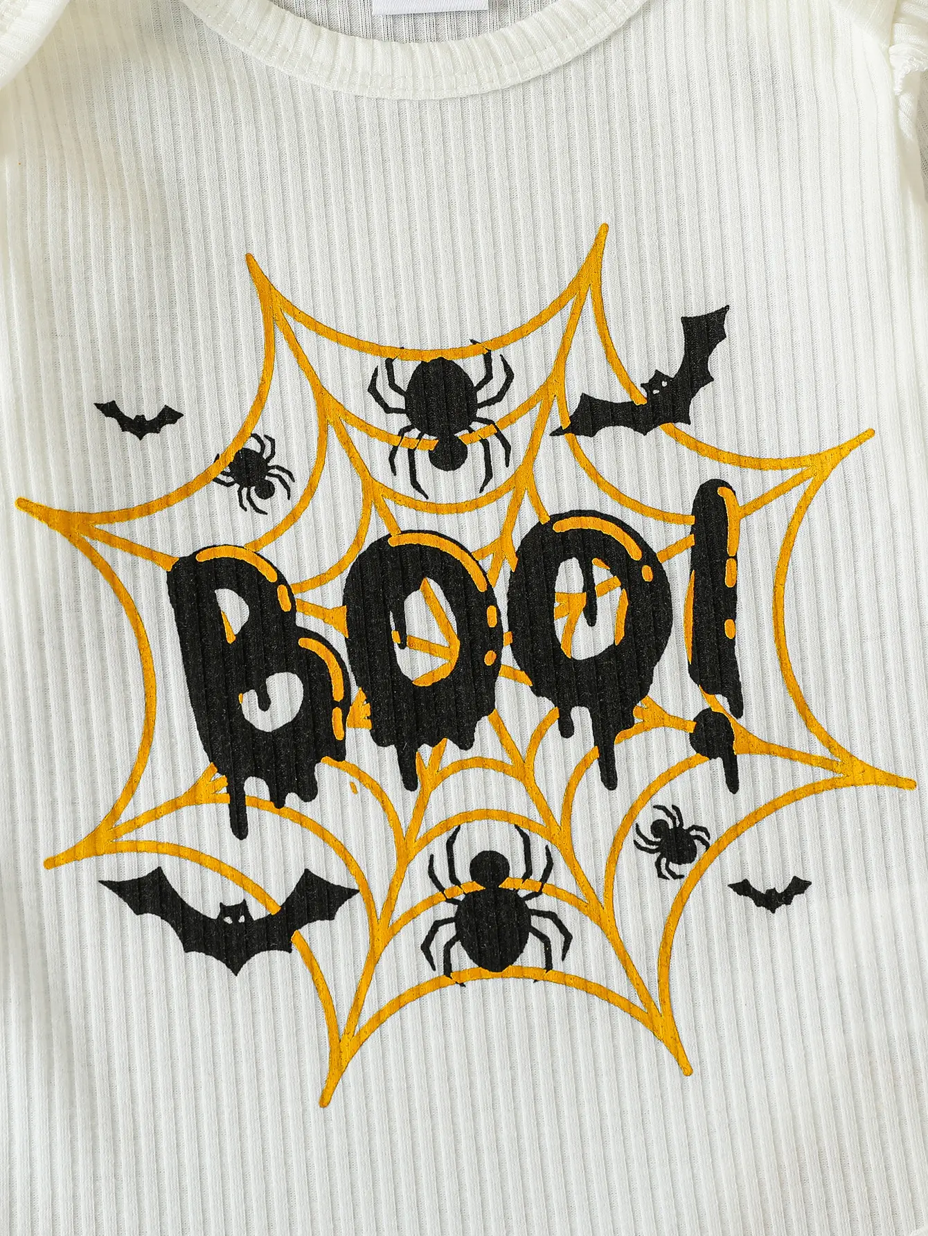 Baby Girls 2Pcs Fall/Autumn Long Sleeve Print Letter Romper &Halloween Outfits Pumpkin Pant For 0-1Y  Sets +Headband