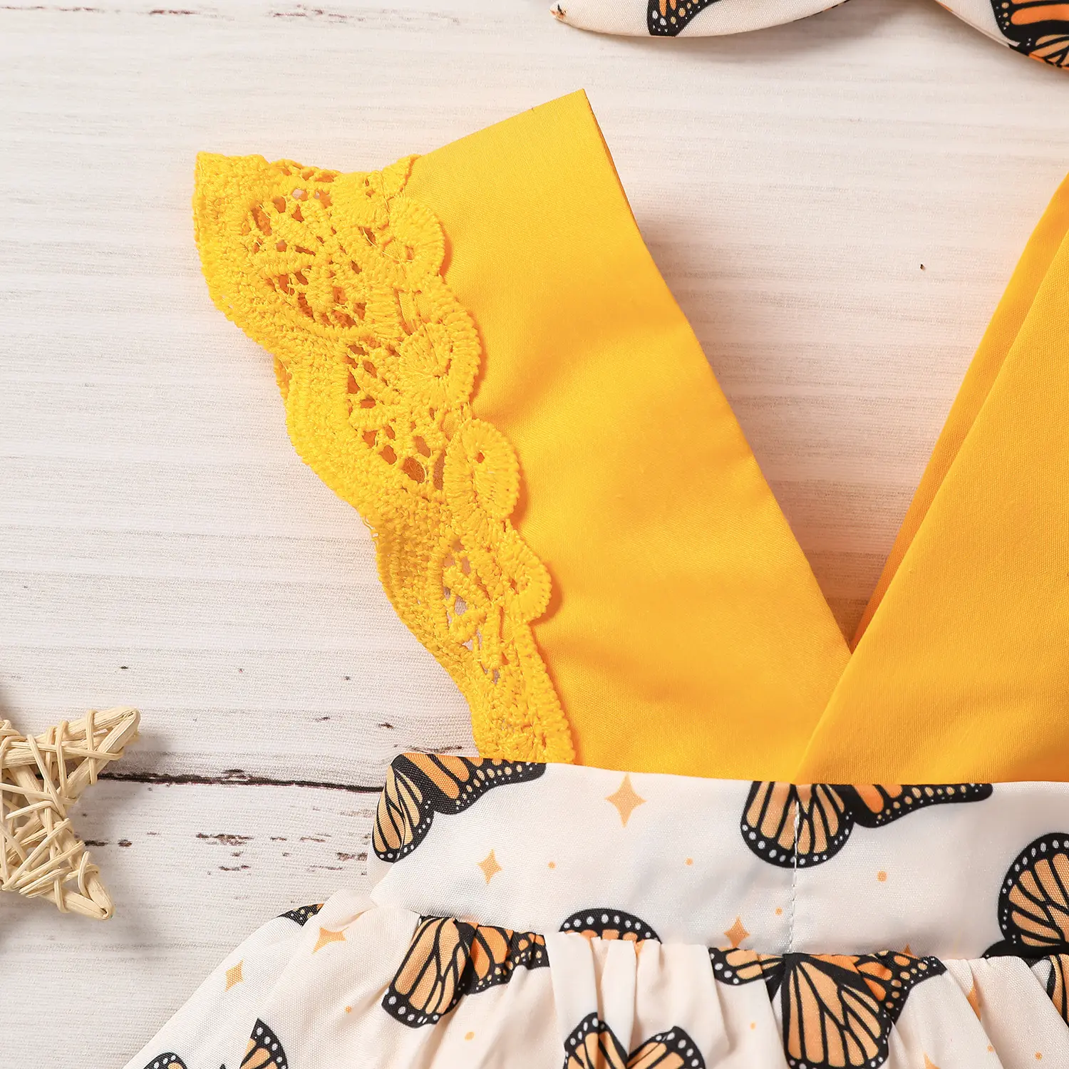 Baby Girls Summer Sleeveless Print BUTTERFLY Dress For Newborn-18M Vacation Fashion Clothes
