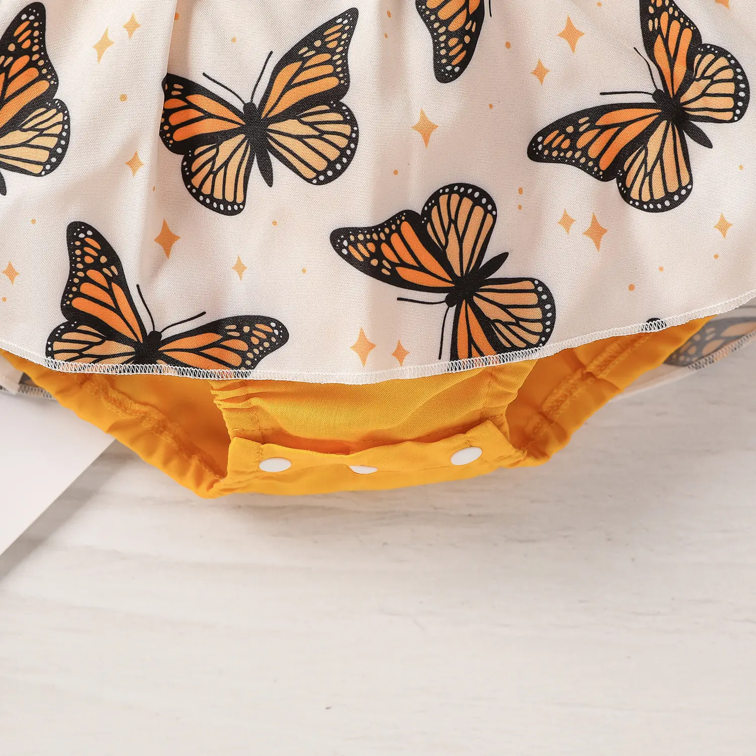 Baby Girls Summer Sleeveless Print BUTTERFLY Dress For Newborn-18M Vacation Fashion Clothes