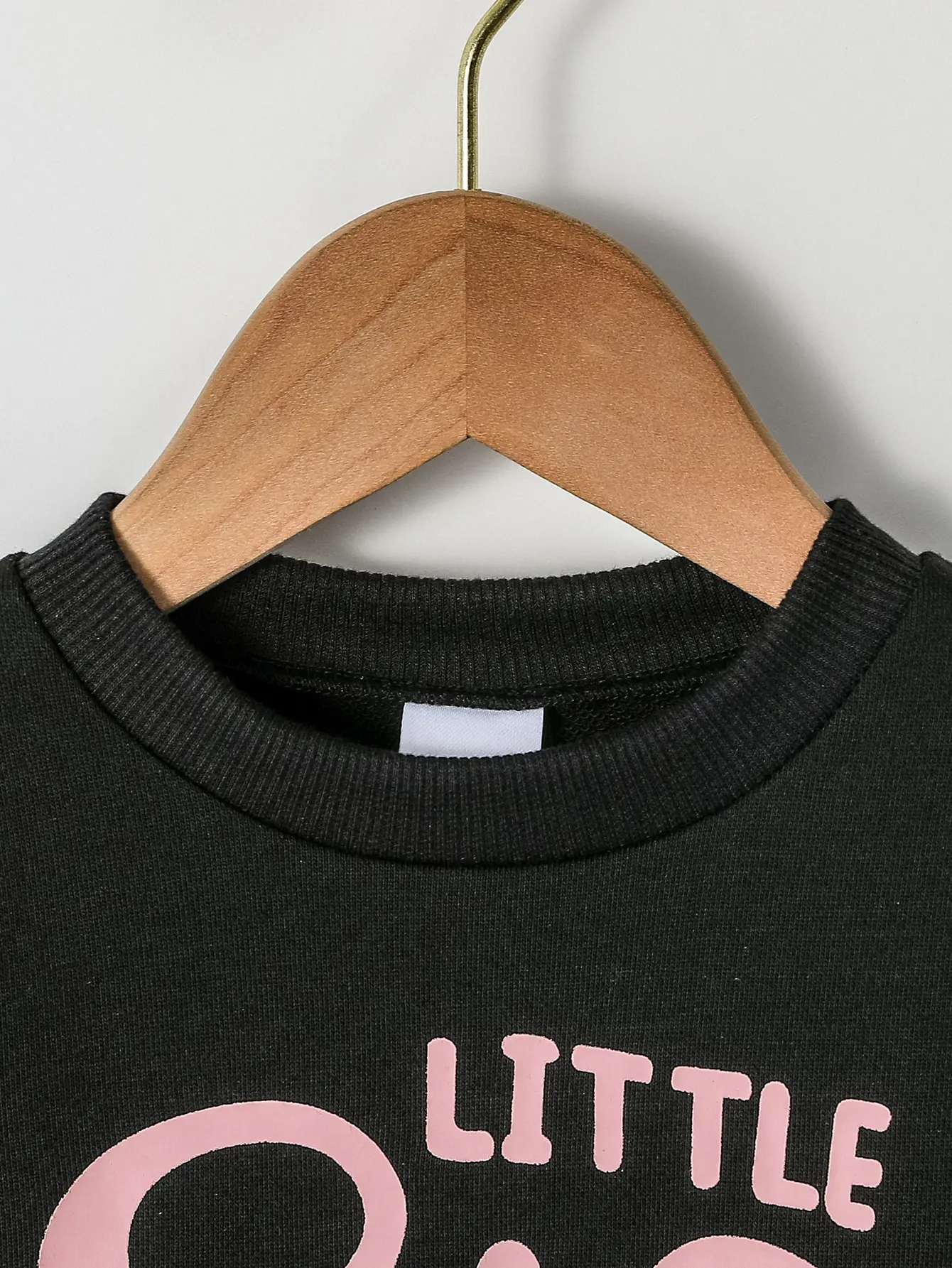 2024 New Baby Girls Long Sleeve Print Letter Autumn Sweatshirt + Trousers Set For Streetwear Fashion Suit