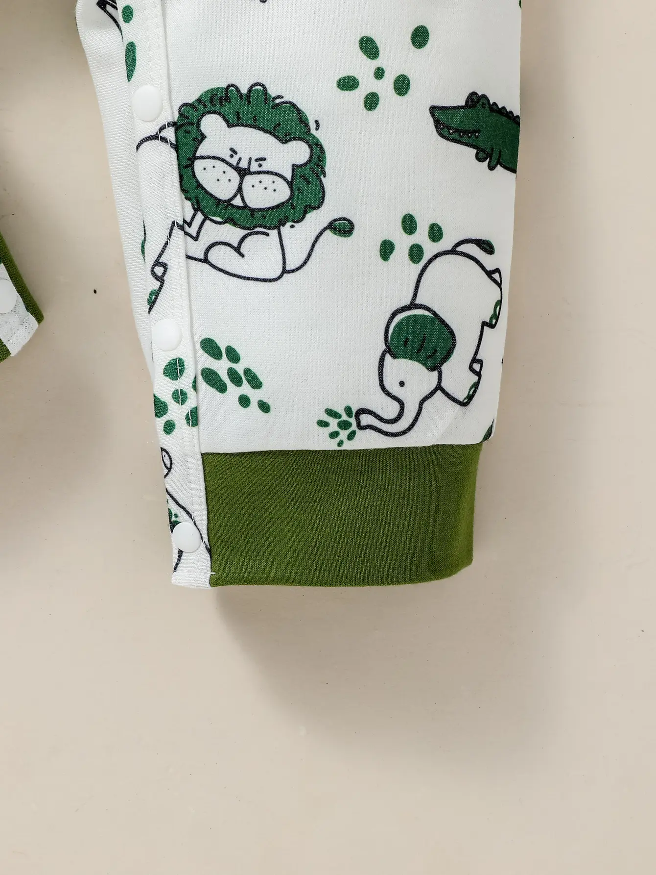 Baby Boys All Seasons Hooded Cartoon Animal Cute Jumpsuit Newborn Fashion Daily Wear