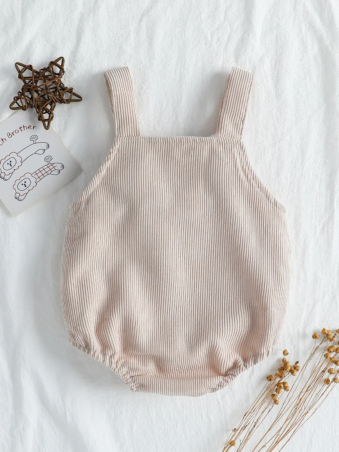 2025 Baby Boys/Girls Newbron Summer Romper Sleeveless Four-leaf Clover Embroidery Overalls Jumpsuit Outfits Clothes
