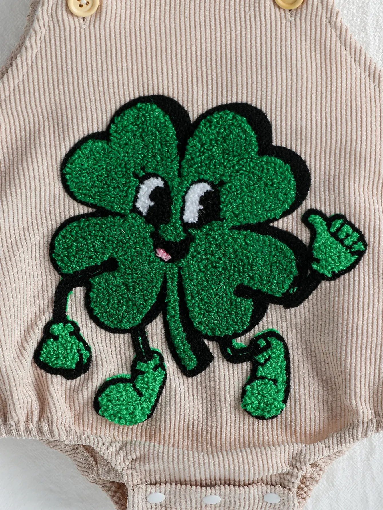 2025 Baby Boys/Girls Newbron Summer Romper Sleeveless Four-leaf Clover Embroidery Overalls Jumpsuit Outfits Clothes