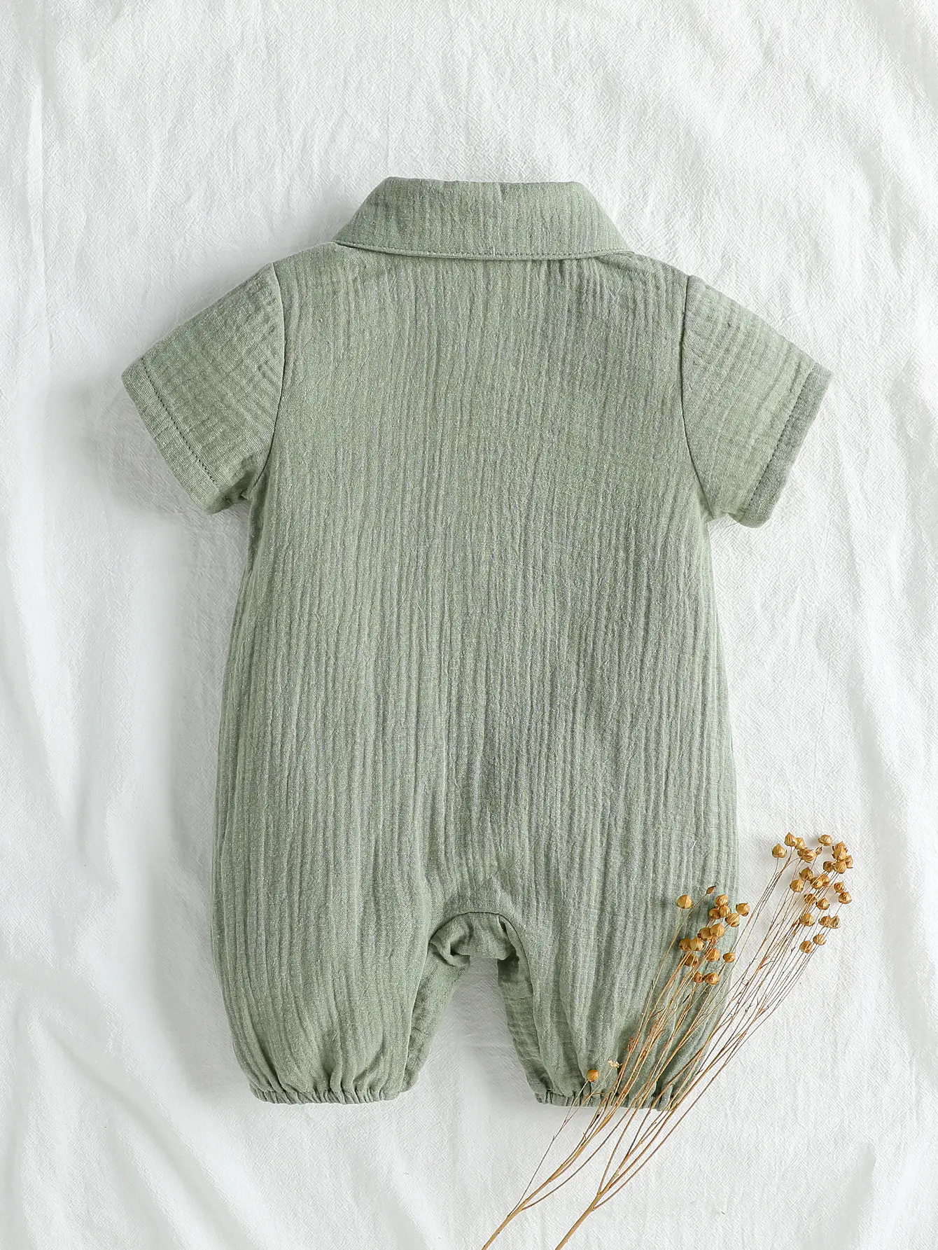 Baby Boys' Overalls, 2025 New Summer Outfit, Short-sleeved Rompers for Newborns
