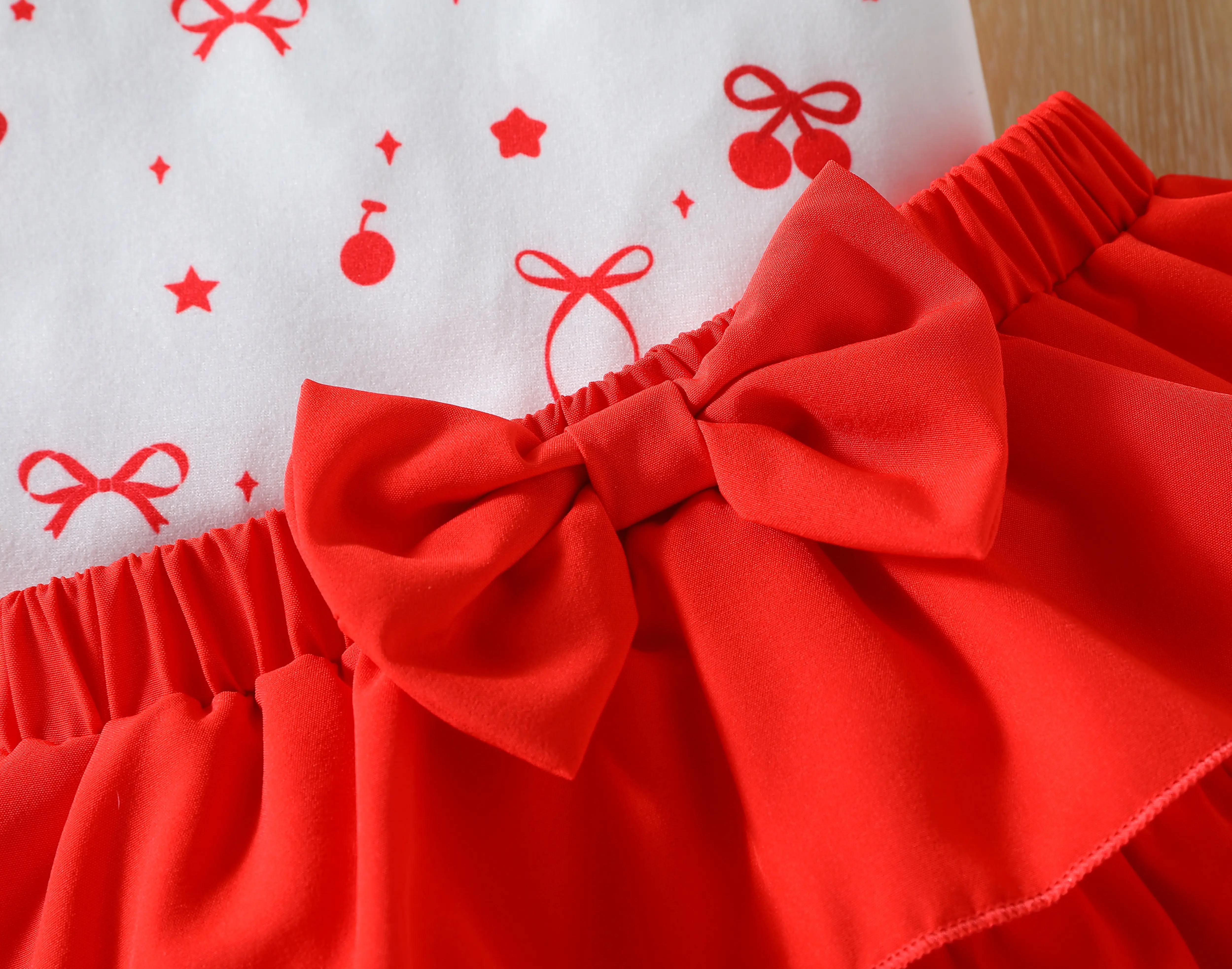Girls’ New Summer Butterfly Print Sleeveless Top and Skirt Two-piece Cute and Sweet Set