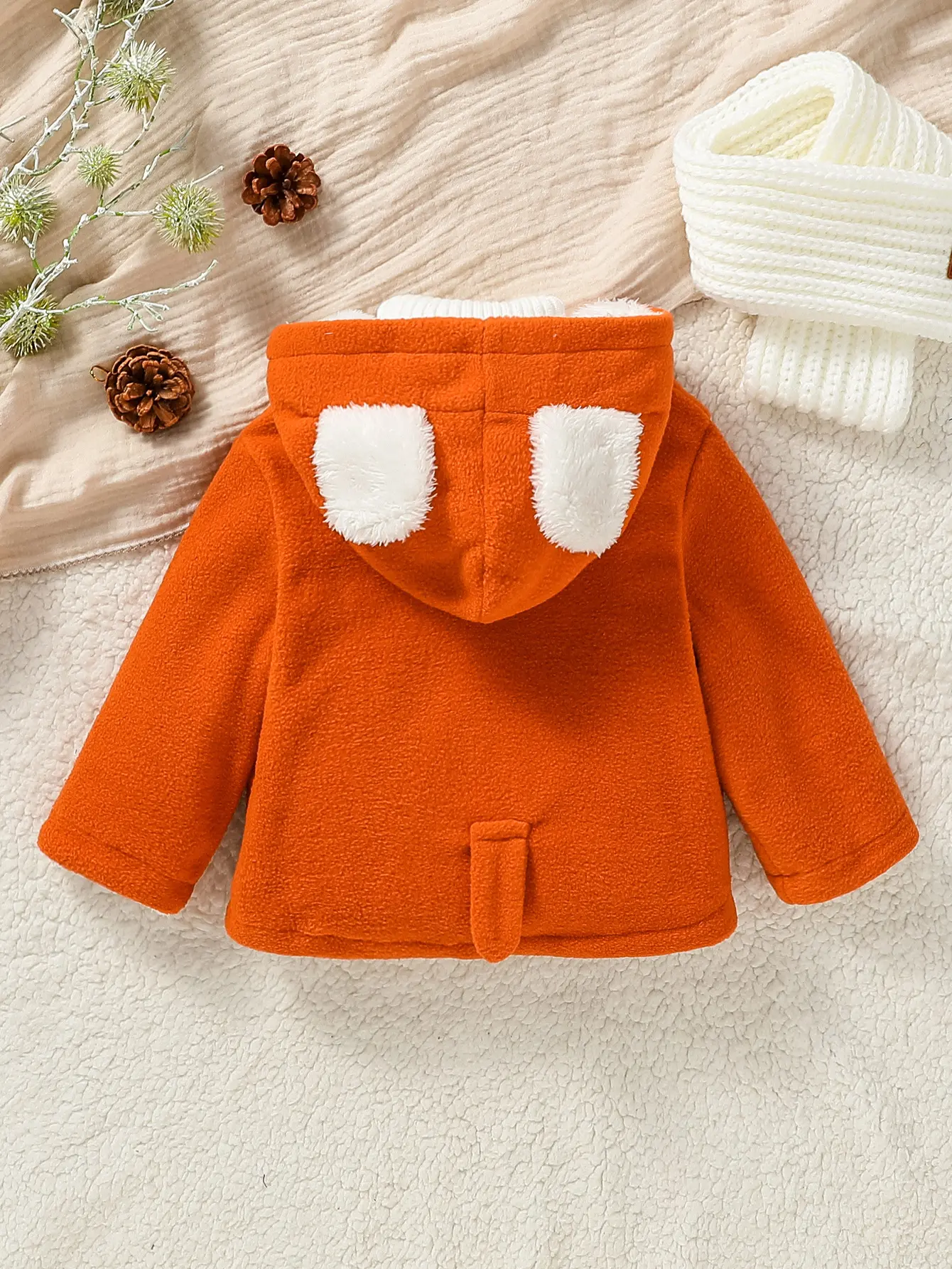 Baby Boy/ Girls Autumn/Winter Long Sleeve Cute With Pocket Zipper Warm  Fleece Jacket For Fashion Coat