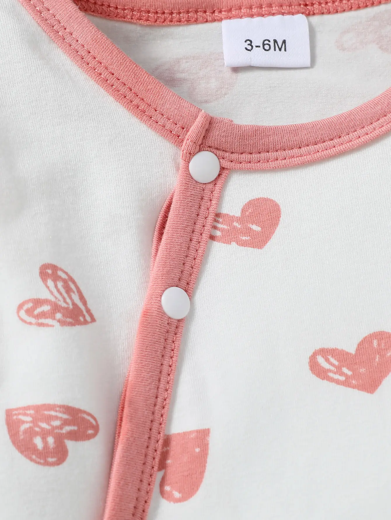 Newborn Baby girl lovely and sweet Long Sleeve heart print autumn O-Neck Footed Fashion Daily wear jumpsuits+cap