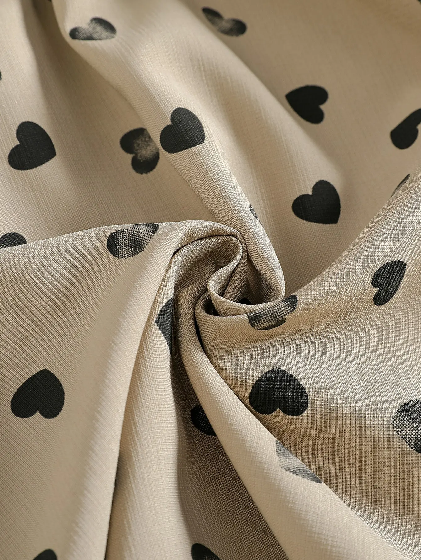 Children’s Fashion Summer New Arrival Girls’ Bowknot Heart Print Sleeveless Dress with Versatile Casual Style