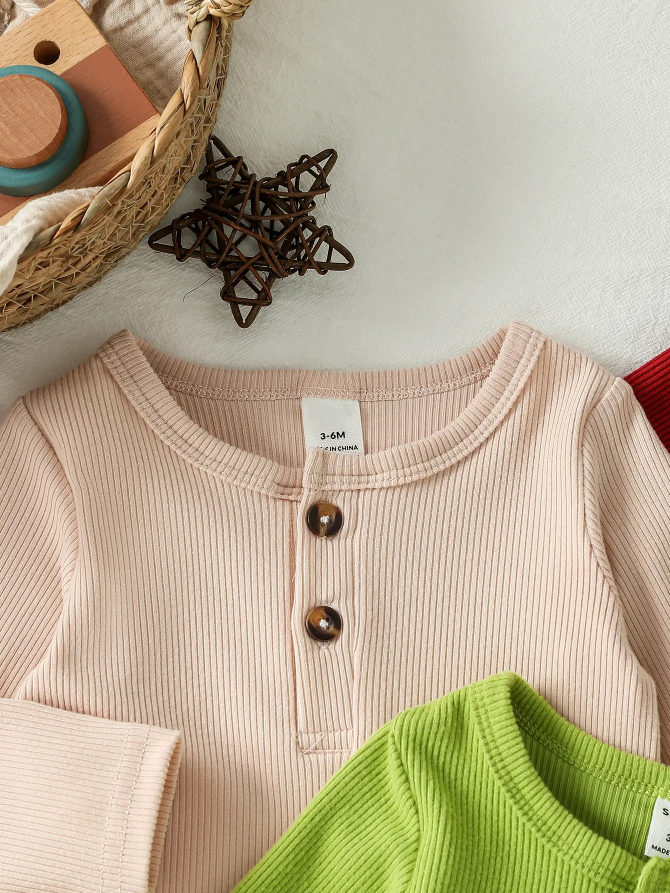 3Pieces Clothes Newborn Long Sleeve Bodysuit Baby Boys /girls Clothes 0-12M Autumn  Jumpsuits Spring Cartoon Solid Clothes