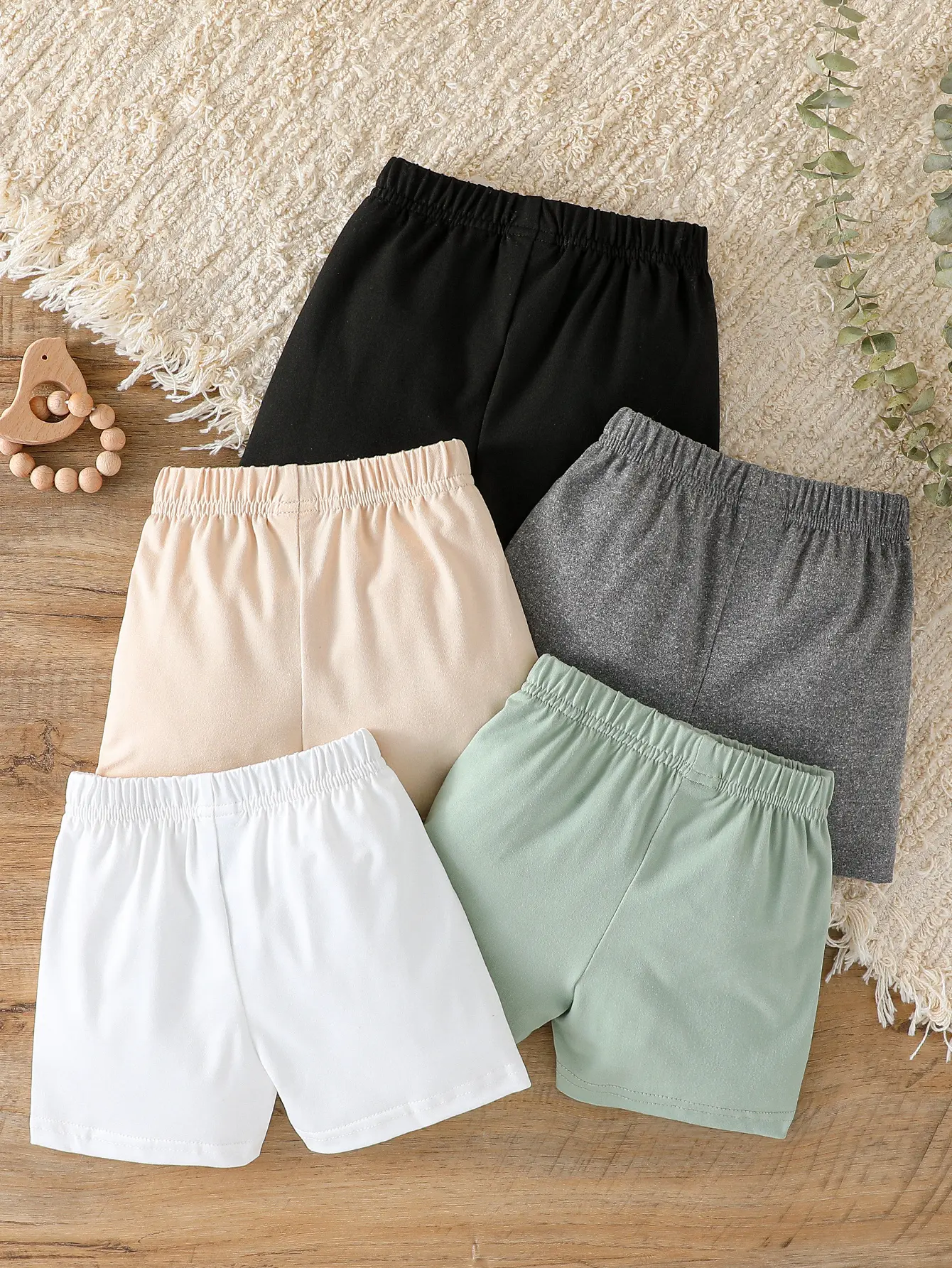 2025 Baby 5Pcs Summer Boys' Casual Shorts Cartoon Animal Sporty Shorts  Boys' Infant Clothing Pants For 1-3Y