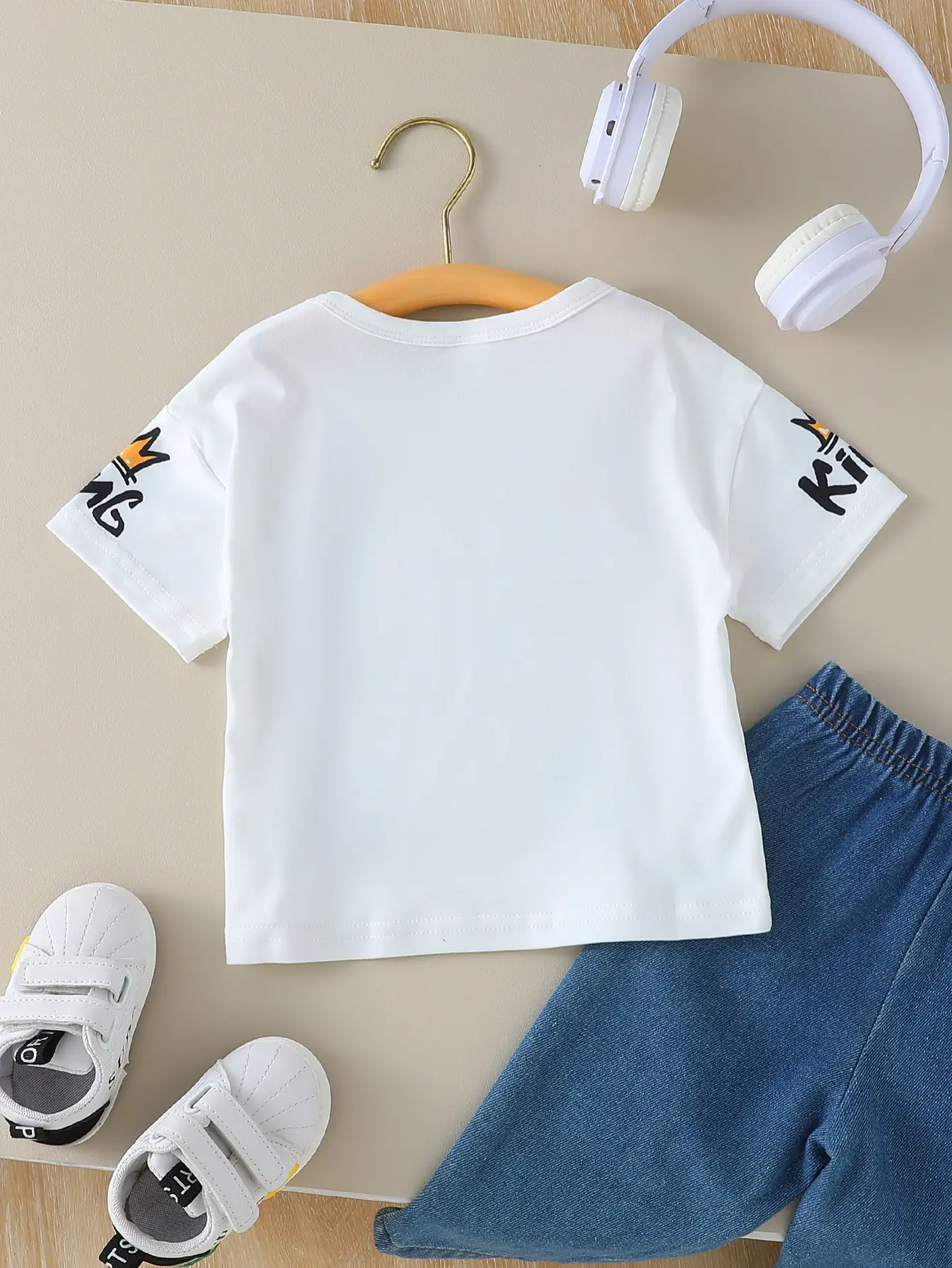 Nne Piece of ClothingBaby Boys Summer Short Sleeve Cartoon Cute T-shirt For 1-3Y Casual Daily Wear Children Clothes