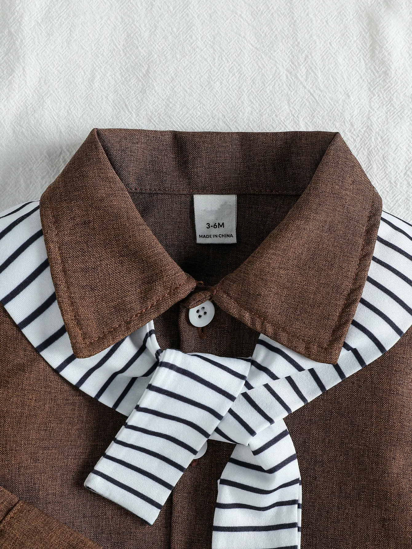 2Pcs Spring / Autumn Baby Boys  Shawl Shirt 2025 New Style Boys' Top Solid Long Sleeve Trendy Shirt For 1-3Y Fashion Clothes