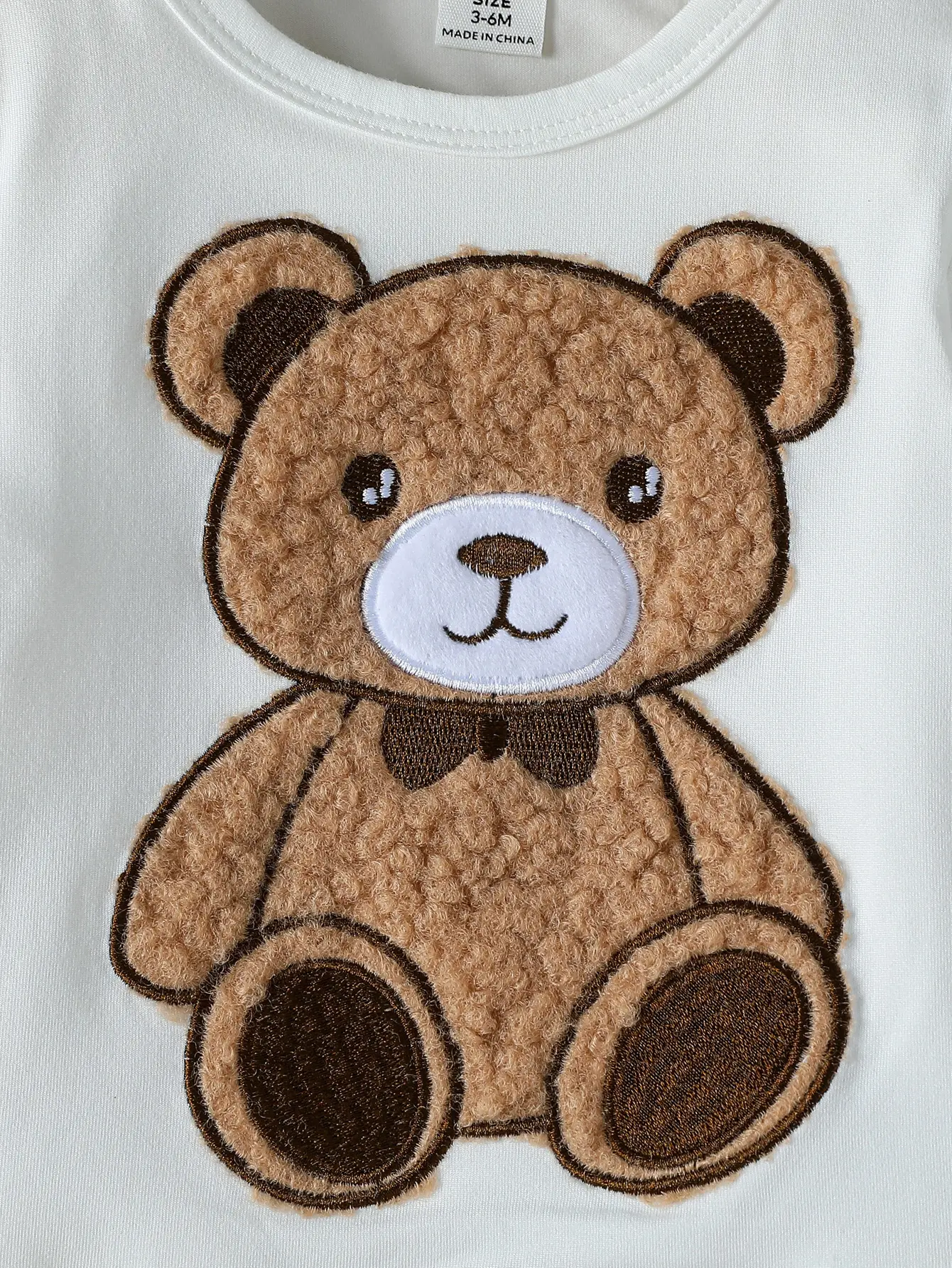 2025 Fashion Baby Boys 2Pcs Autumn Long Sleeve Cartton Bear Top+ Solid overalls Baby Jumpsuit For 1-3Y Sets  Casual Clothes