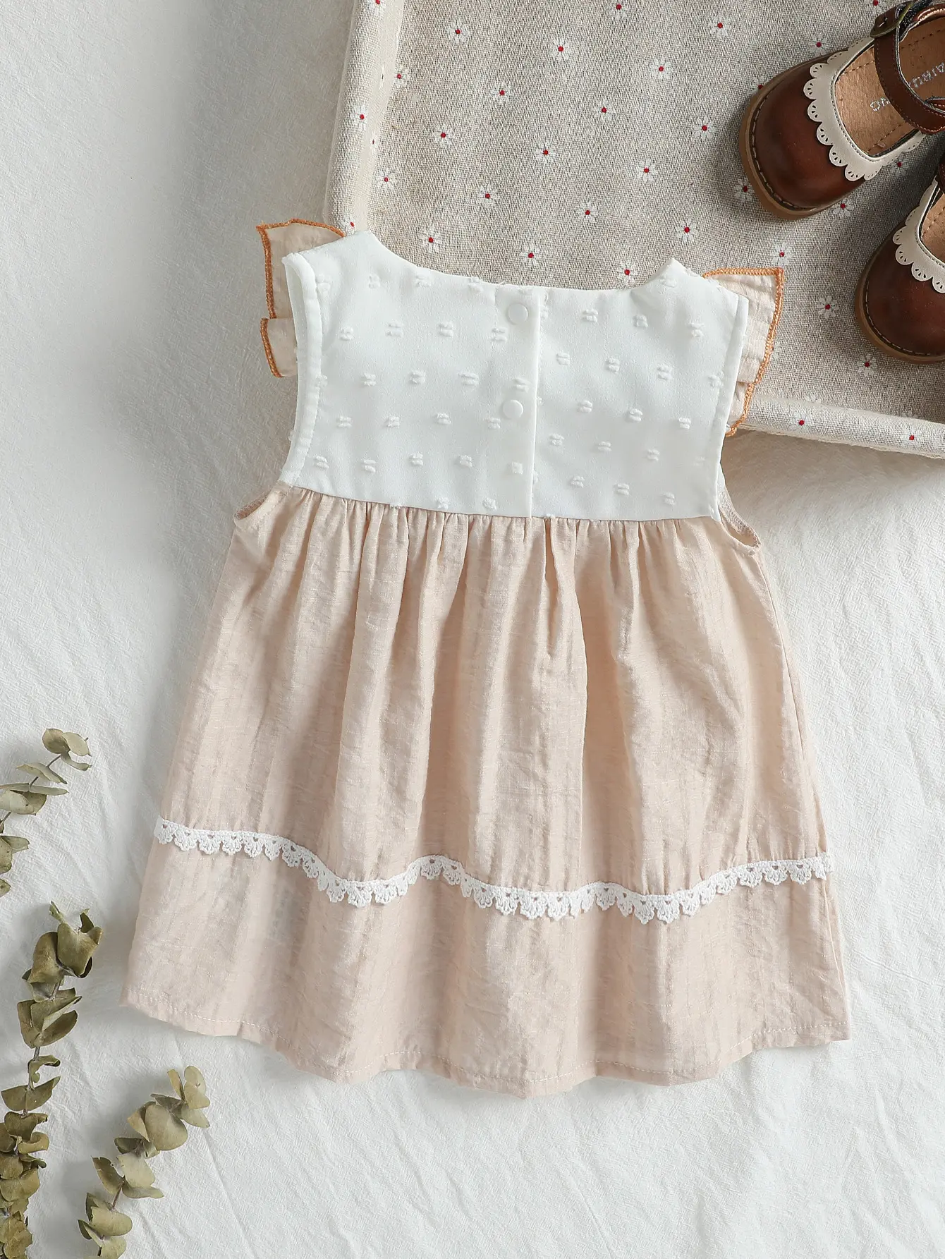 2025 Brief Summer Baby Girl Dress Sleeveless Children Fashion Dresses Casual 1-3Y Clothing Outdoor