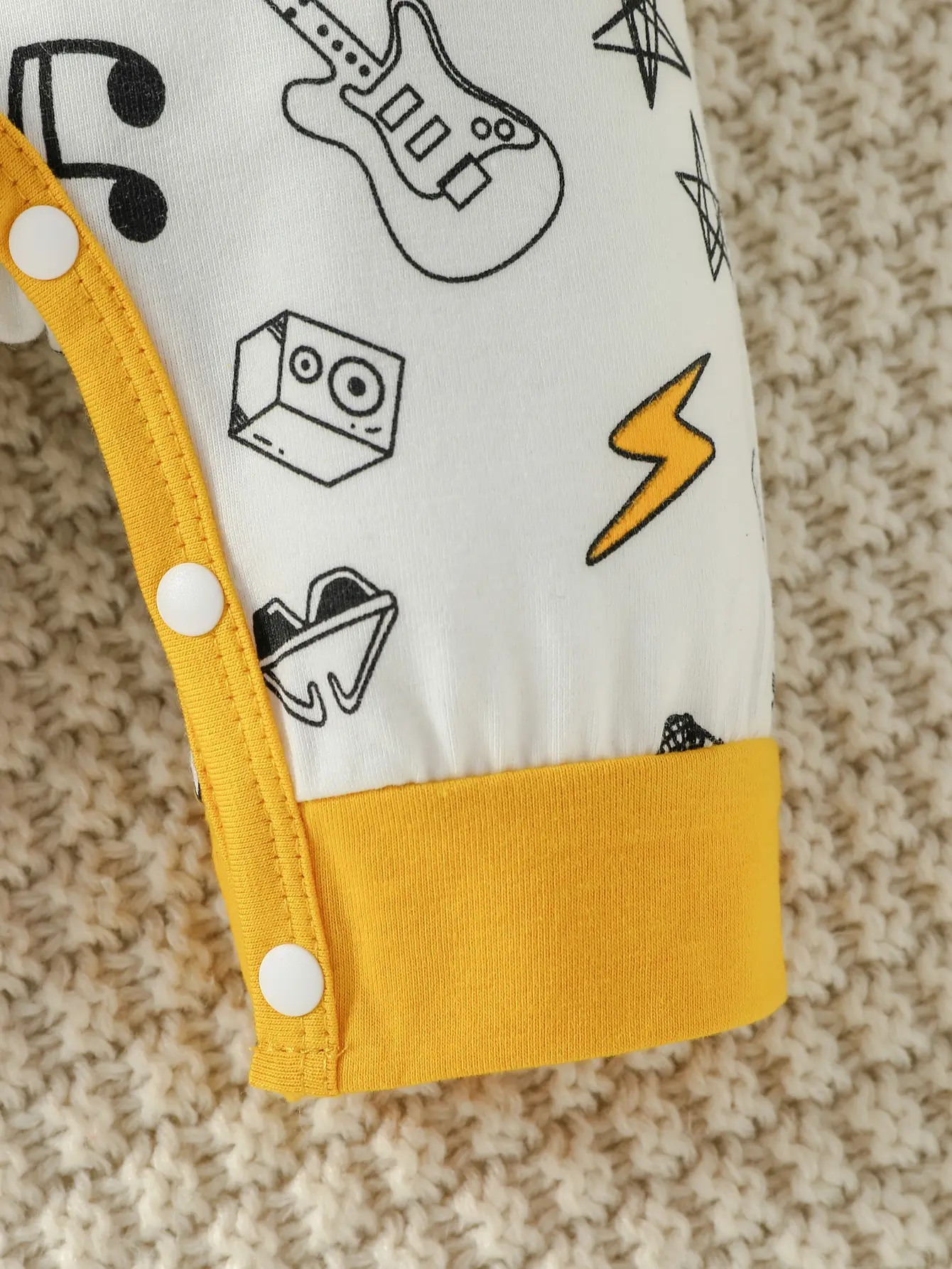 2PCS Baby Boys Spring/ Autumn Long Sleeve Print Cartoon Cute Jumpsuit Newborn-6M Daily Wear+Cat