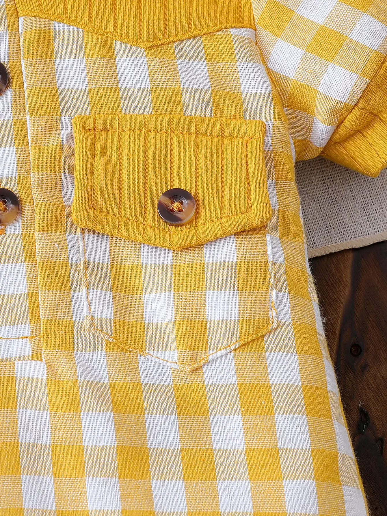 2025 Summer Infant Baby Boys Romper Plaid Print Short Sleeve Button Front Jumpsuit With Pocket Casual Clothes For Newbron