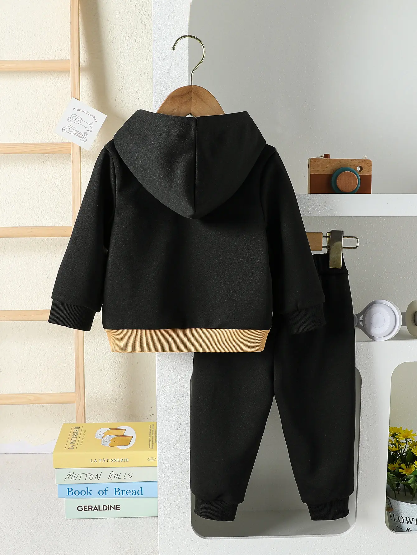 2025 New Fashion Toddler Baby Boy AutumWinter Outfit Clothes Hoodie Sweatshirt Tops Print Letter &Pants 1-3Y Fall Outfits Set