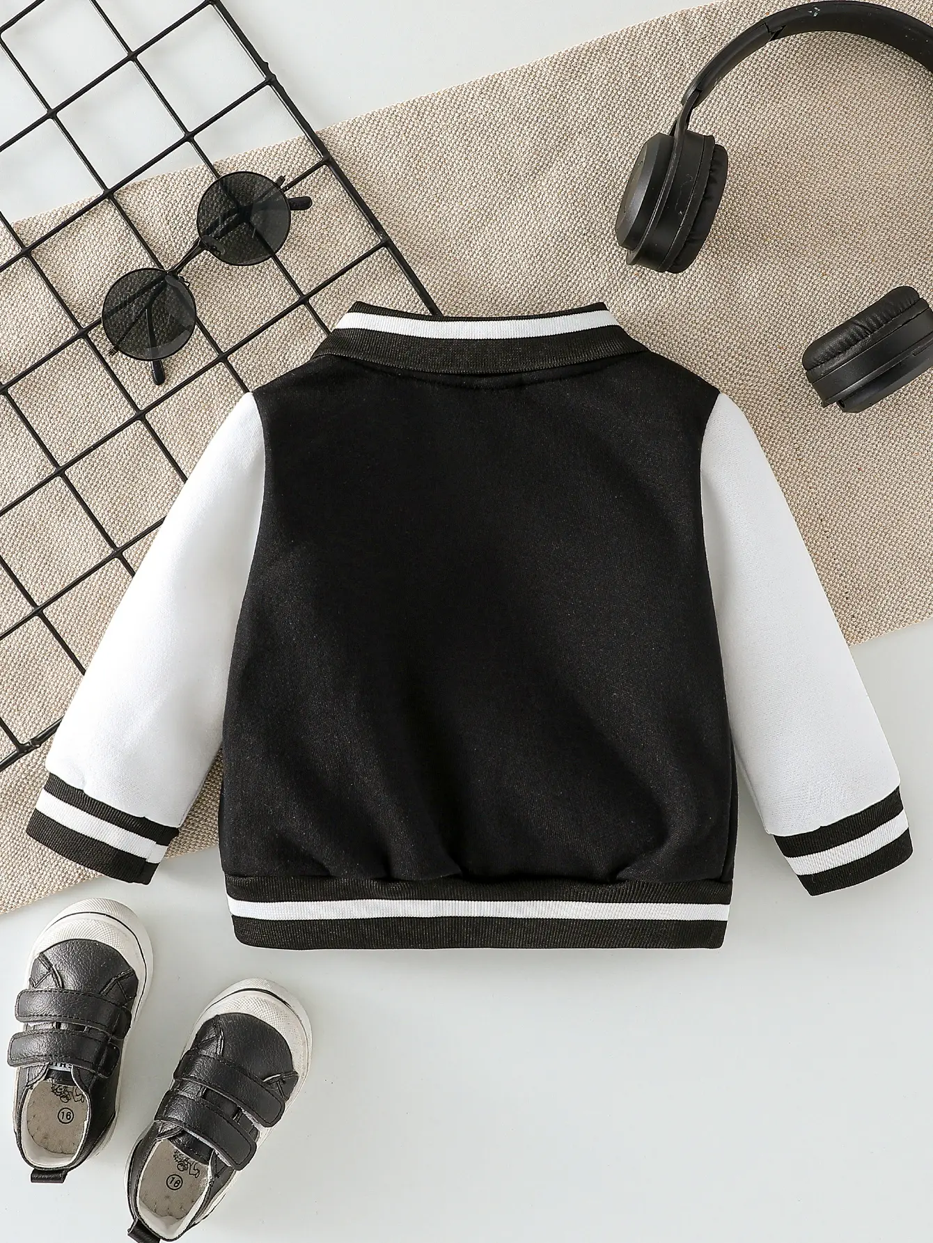 2025 New Fashion Style Baby Boys Long Sleeve Print Letter Lapel Spring/Fall Casual Daliy T-shirt Tops For 1-3Y Clothing