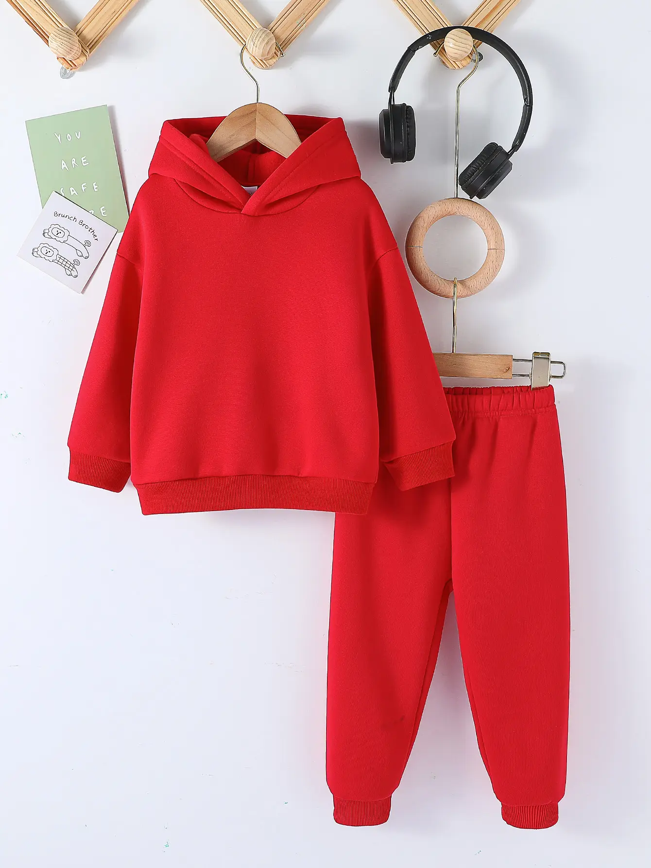 Kids Fashion 2pcs Pullover Hoodie+Pants Suits 1-8Y Years Boys Girls Casual Long Sleeve Sportswear Tracksuits Children Clothes
