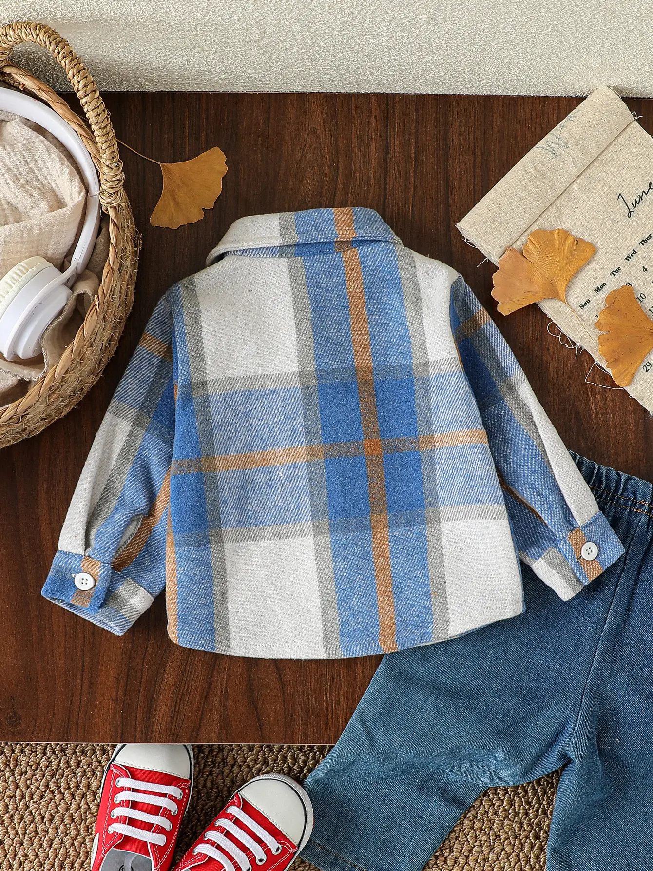 Baby Boys Korean Long Sleeve Autumn For 1-3Y Button Casual Toddler Shirts Tops Daily Clothes