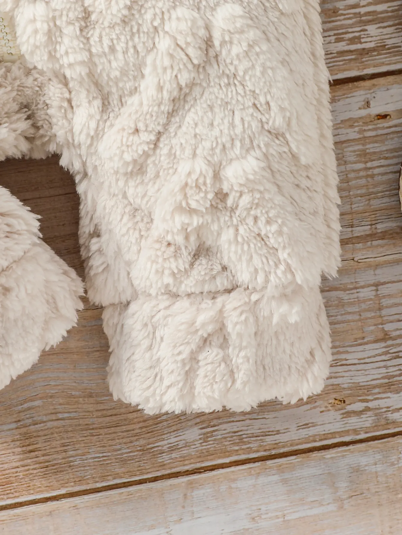Baby Boys Winter Long Sleeve Soild Plush Hoodie Zipper Fashion Jumpsuit For Newborn Warm Clothes