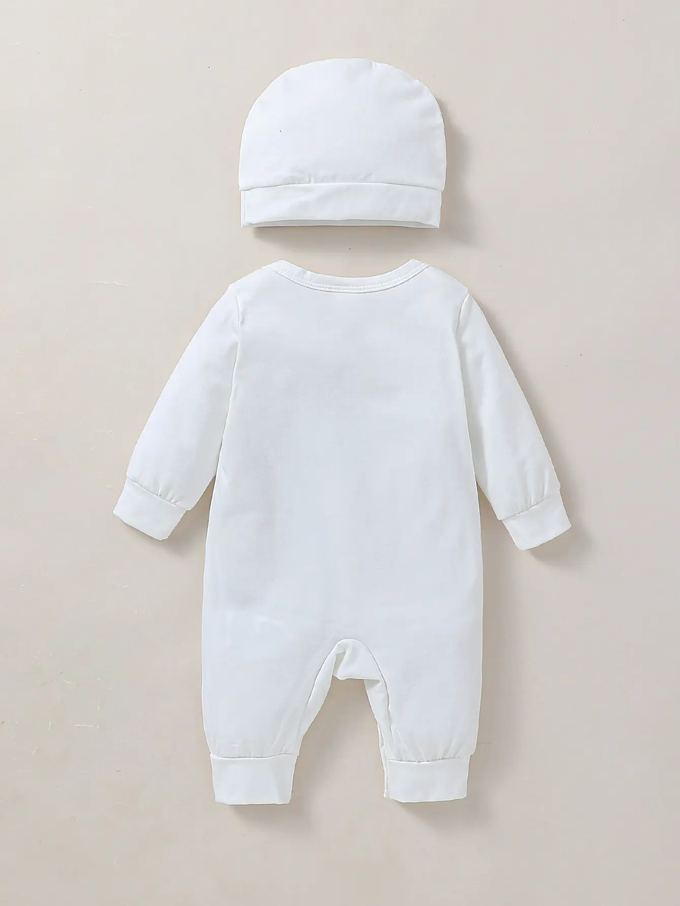 2Pcs Baby Boys/Girls All Seasons Long Sleeve Cute For Newborn 0-1Y Romper Unisex Jumpsuit O-neck Daily Wear Clothes