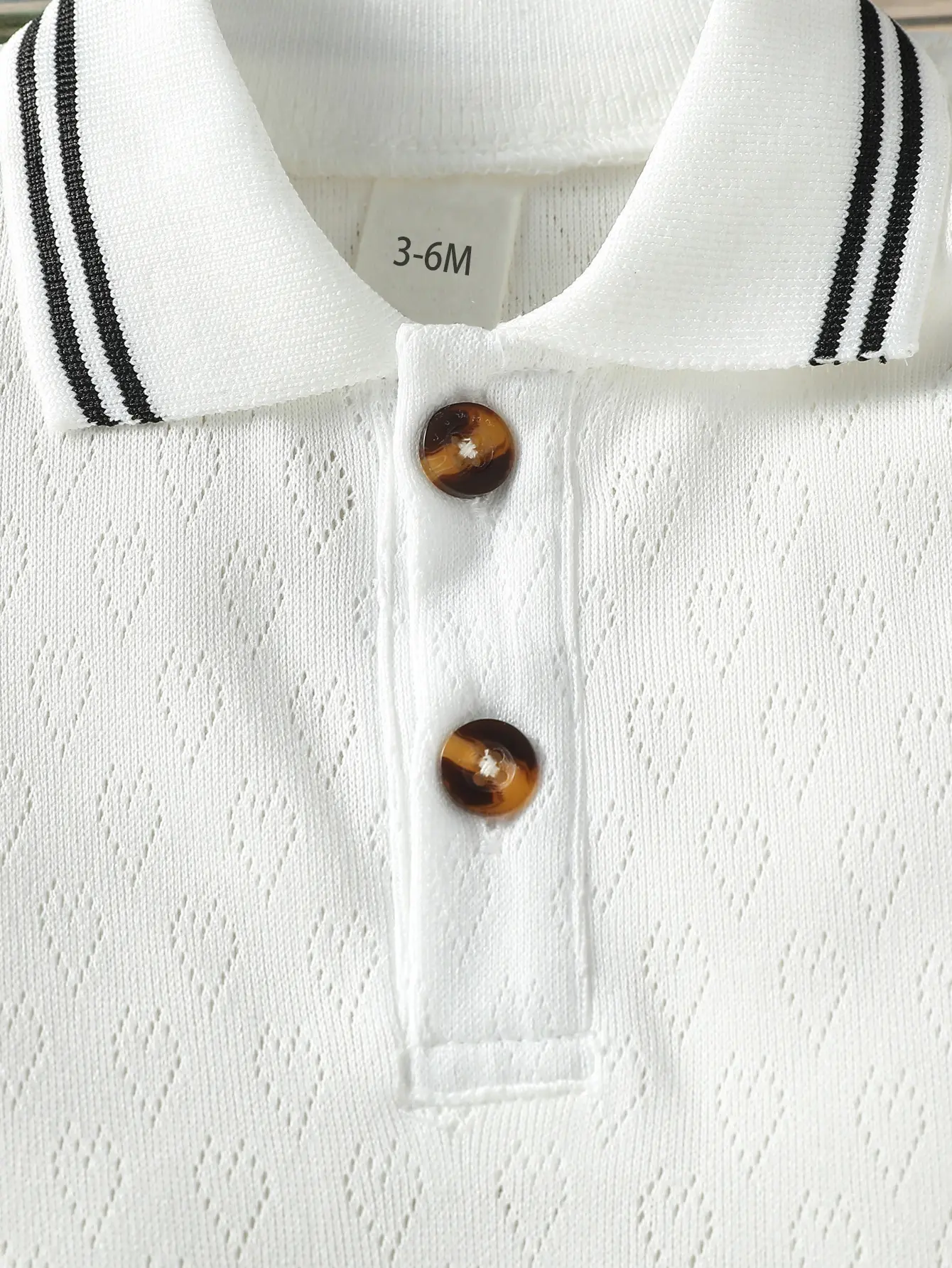 Baby Boys Summer Short Sleeve Turned-down collar Solid Romper Cute Jumpsuit With Button For 1-3Y Clothes