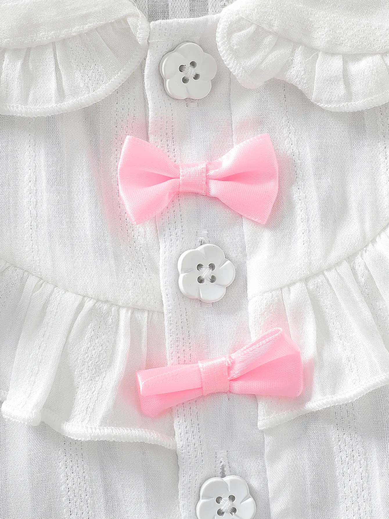 New Summer Children’s Girls’ Ruffled Bow-Neck Short-Sleeved T-Shirt with Breathable Casual Style