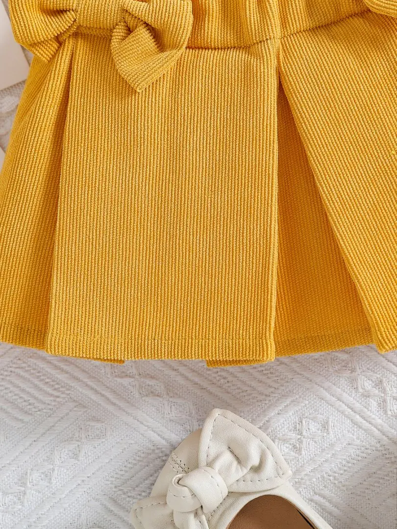 2025 Summer New Solid Color Bowknot Casual Versatile Skirt