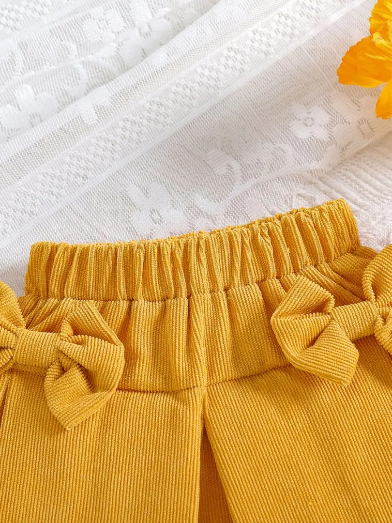 2025 Summer New Solid Color Bowknot Casual Versatile Skirt