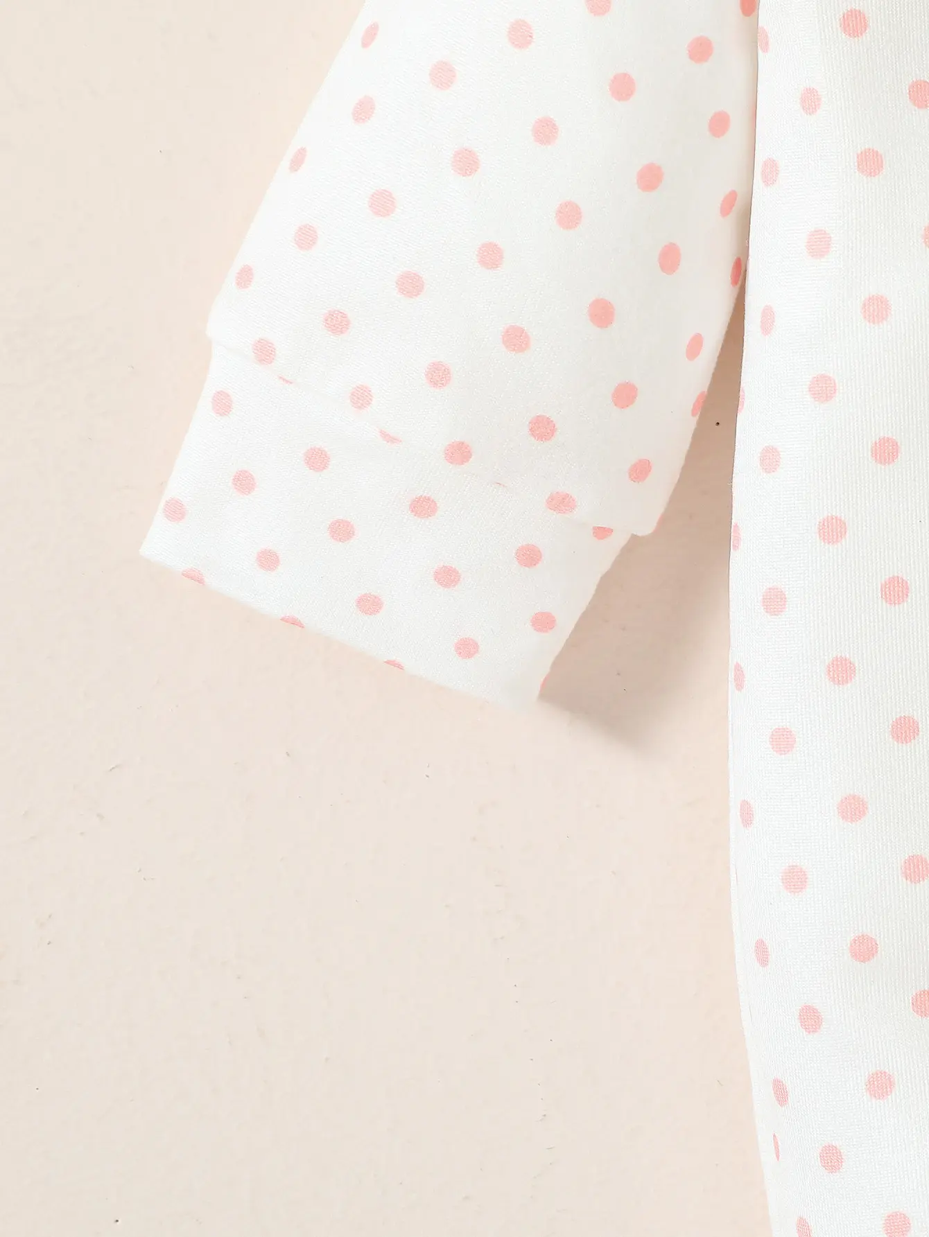 Newborn 3pcs baby girl  Long Sleeve Polka dot sweet and lovely autumn Jumpsuit For Daily Wear +Hat+Bib