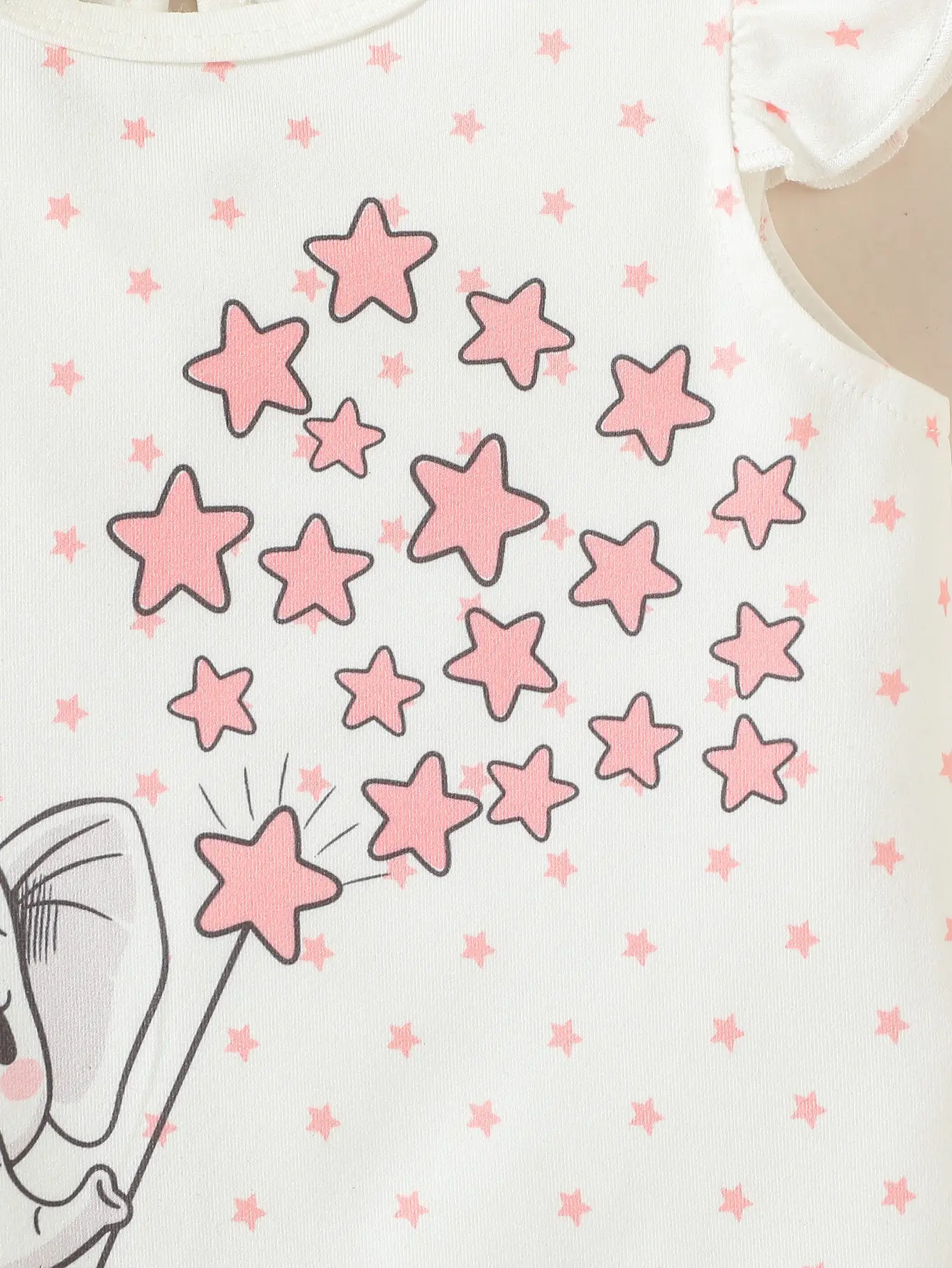 Baby girl Sleeveless summer simple and lovely cartoon Elephant printing Casual jumpsuits+Headband