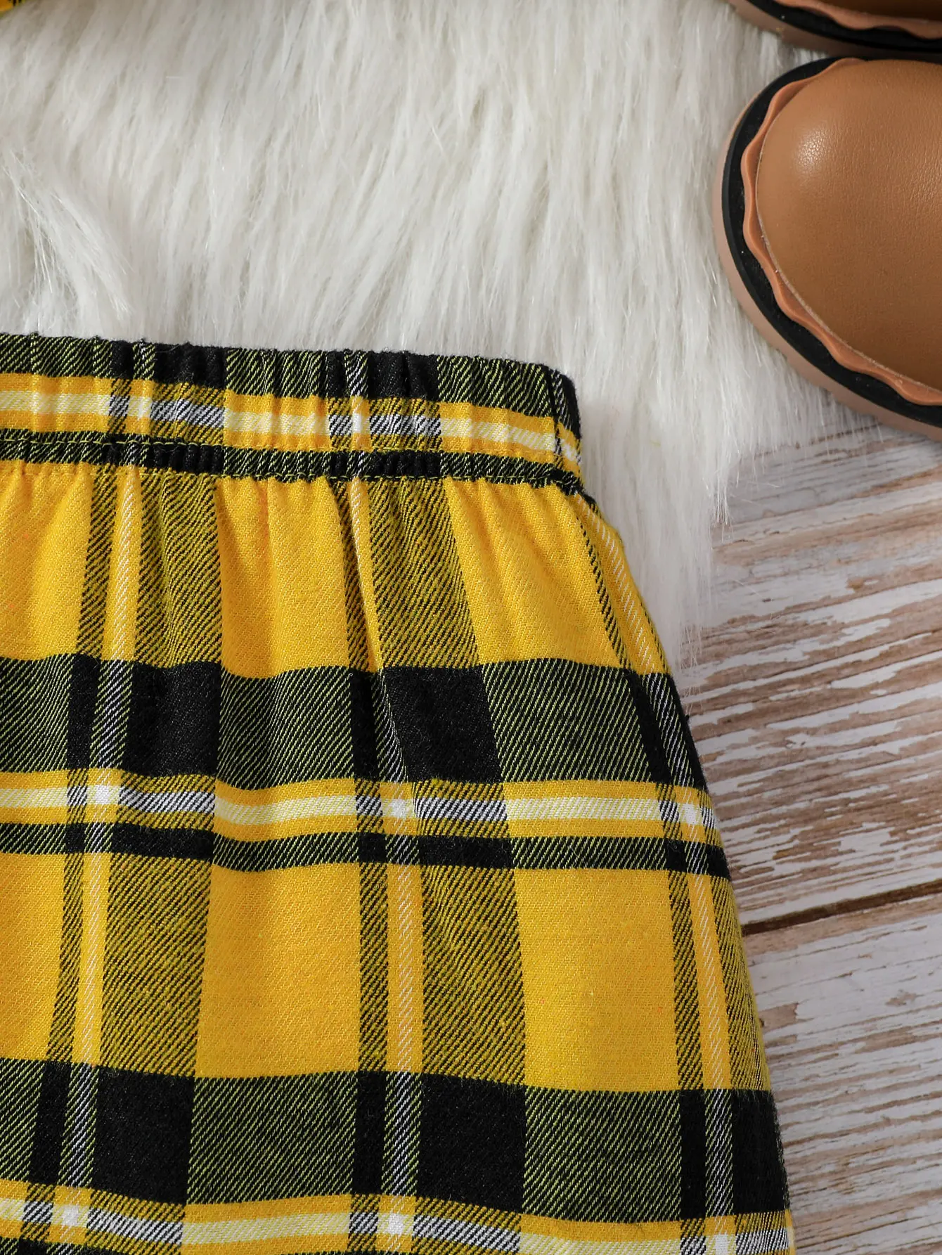 3Pcs Baby Girl Fall 2024 Fashion Plaid Long Sleeve Jacket & Skirt For Streetwear Vacation Set Clothing +Hat