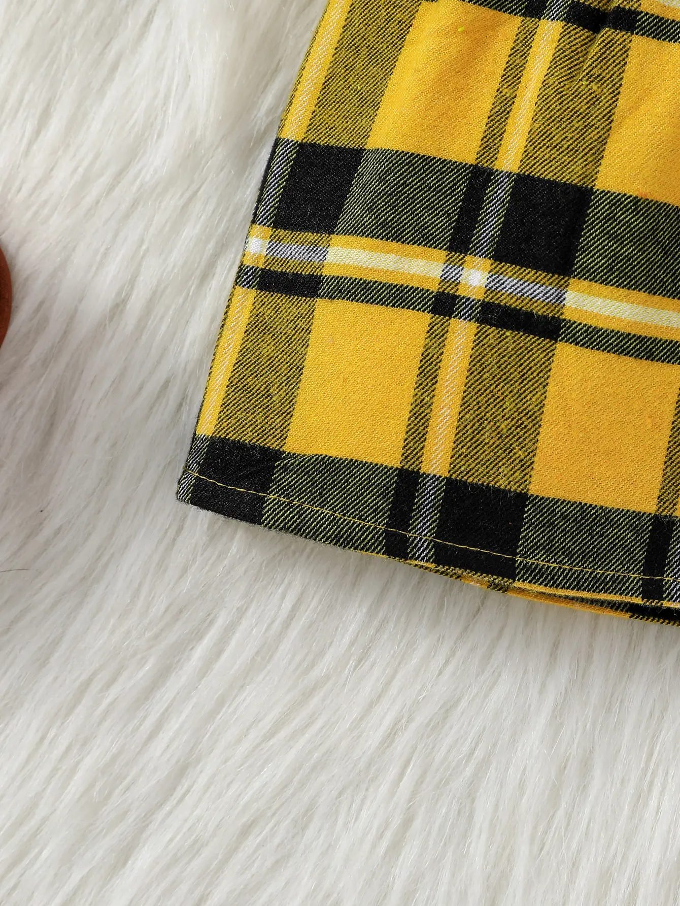 3Pcs Baby Girl Fall 2024 Fashion Plaid Long Sleeve Jacket & Skirt For Streetwear Vacation Set Clothing +Hat
