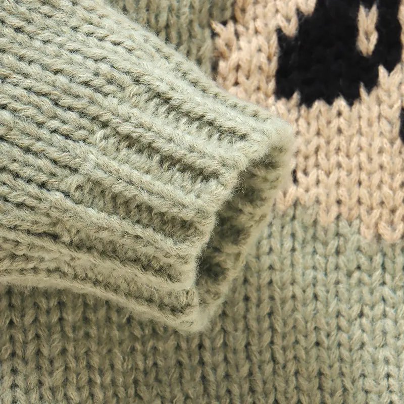 Skin-friendly Soft Texture Baby Girls Sweaters Autumn Winter Long Sleeve 6-36 Months Newborn Infant Knit Polyester Sweatshirt