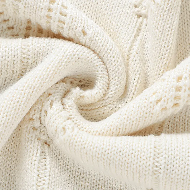 Solid Color Hallowed 0-24 Months Newborn Cover Blankets Plain Baby Cotton Swaddle Blankets Soft Muslin Toddler Security Blanket
