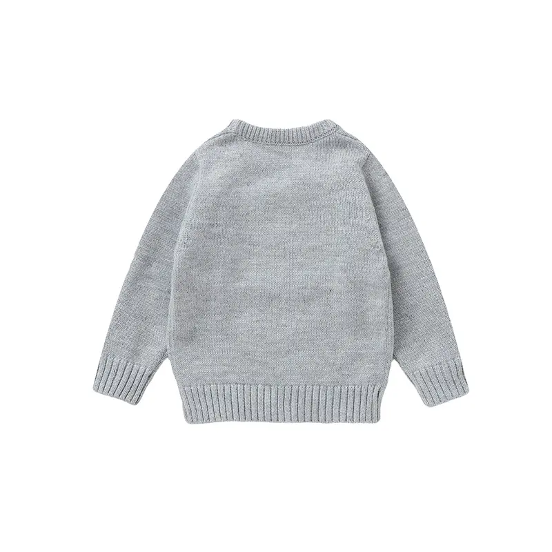 Soft Car print  Long Sleeve Newborn Baby Boys & Girls Acrylic Sweaters For Autumn & Winter 6-36 Months Infant Toddler Sweateshi