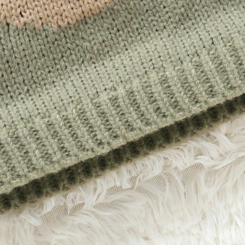 Skin-friendly Soft Texture Baby Girls Sweaters Autumn Winter Long Sleeve 6-36 Months Newborn Infant Knit Polyester Sweatshirt