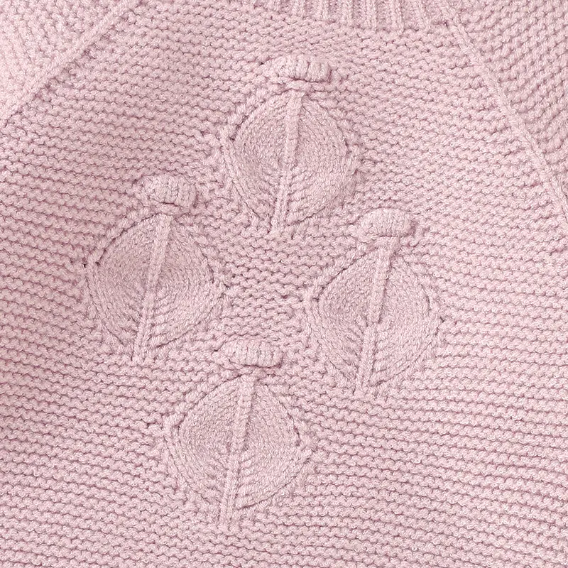 Skin-friendly Baby Girls Jumpsuit Long Sleeve 0-12 Months Newborn Pajamas Clothes Knit Spring &Autumn Infant Sweatshirt Rompers