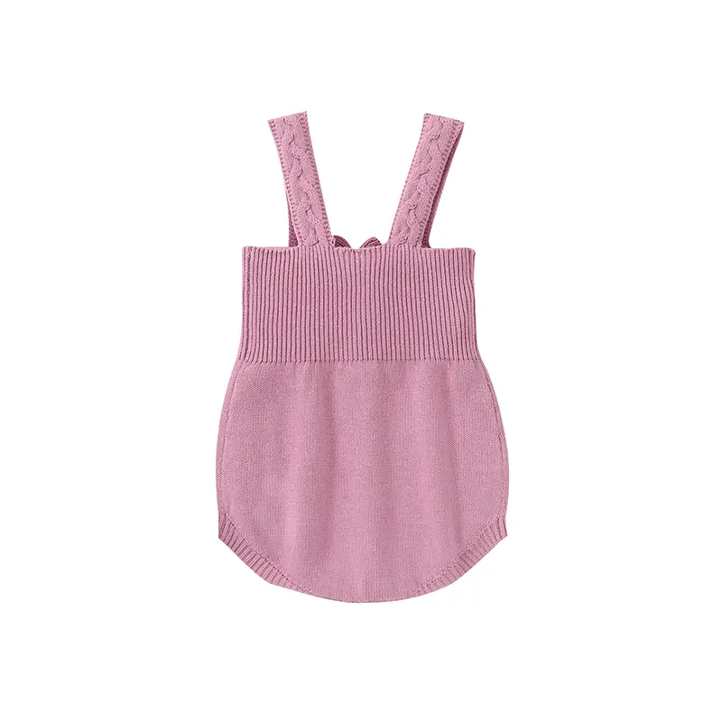 Knitwear Cotton Baby Girls Rompers Solid Color Infant Onesie 1-18 Months Newborn Jumpsuit Sleeveless Toddler Summer Bodysuit