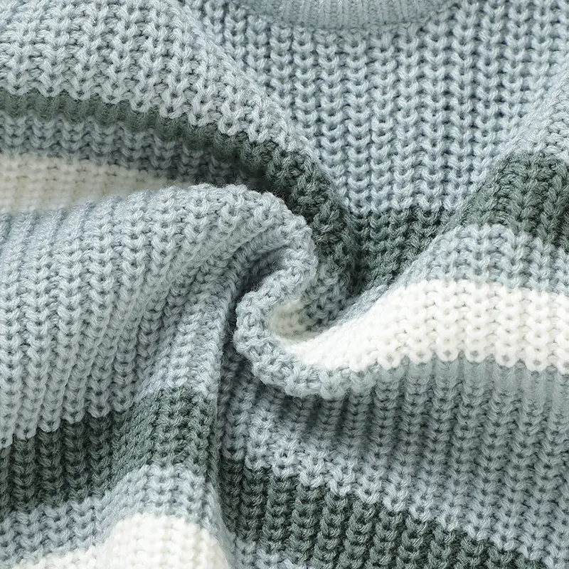 Daily Wear Knitted Acrylic O-neck Long Sleeve Baby Boys & Girls Sweaters Soft 6-36 Months Newborn Infant Sweatshirt For Fall