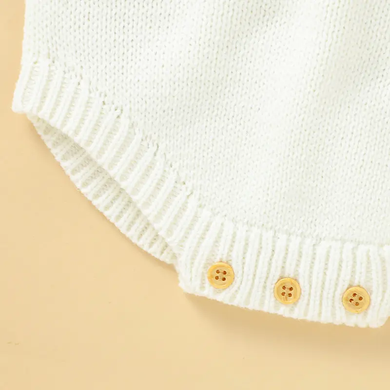 Spaghetti Straps Sleeveless Baby Girls Summer Rompers One-piece Jumpsuit Knit Acrylic Newborn Infant Bodysuit Playsuit Sleepsuit
