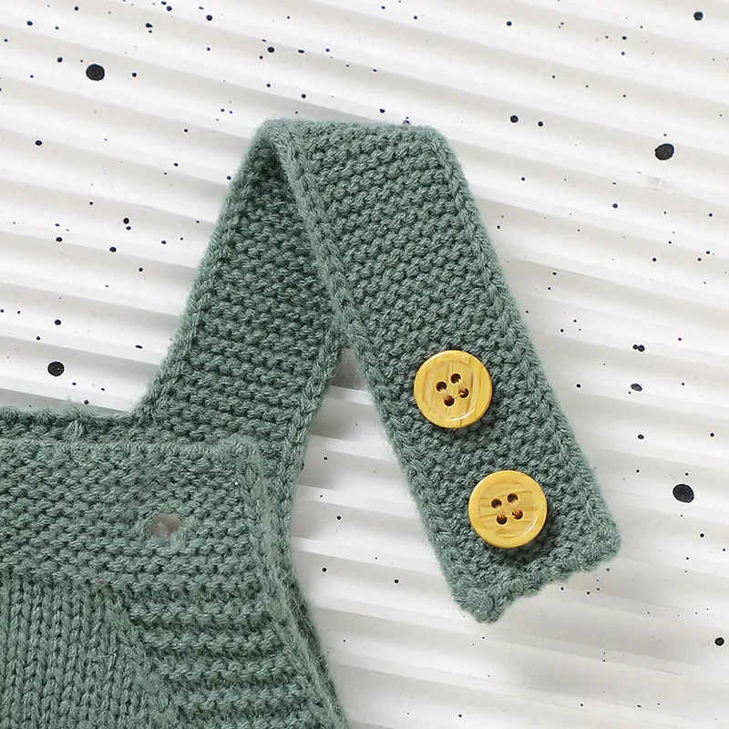 Adorable Knitwear Acrylic Sleeveless Baby Girls Summer Rompers For 1-18 Months Newborns Soft Infant Jumpsuit Bodysuit All-in-one